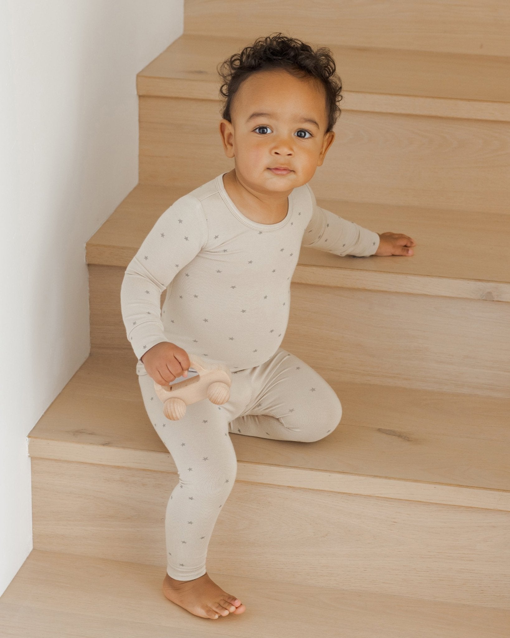 Bamboo Long Sleeve Pajama Set || Stars - Rylee + Cru Canada