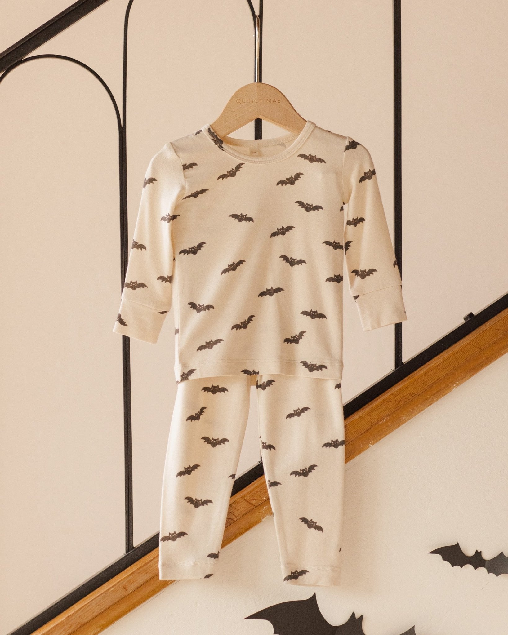 Bamboo Pajama Set || Bats - Rylee + Cru Canada