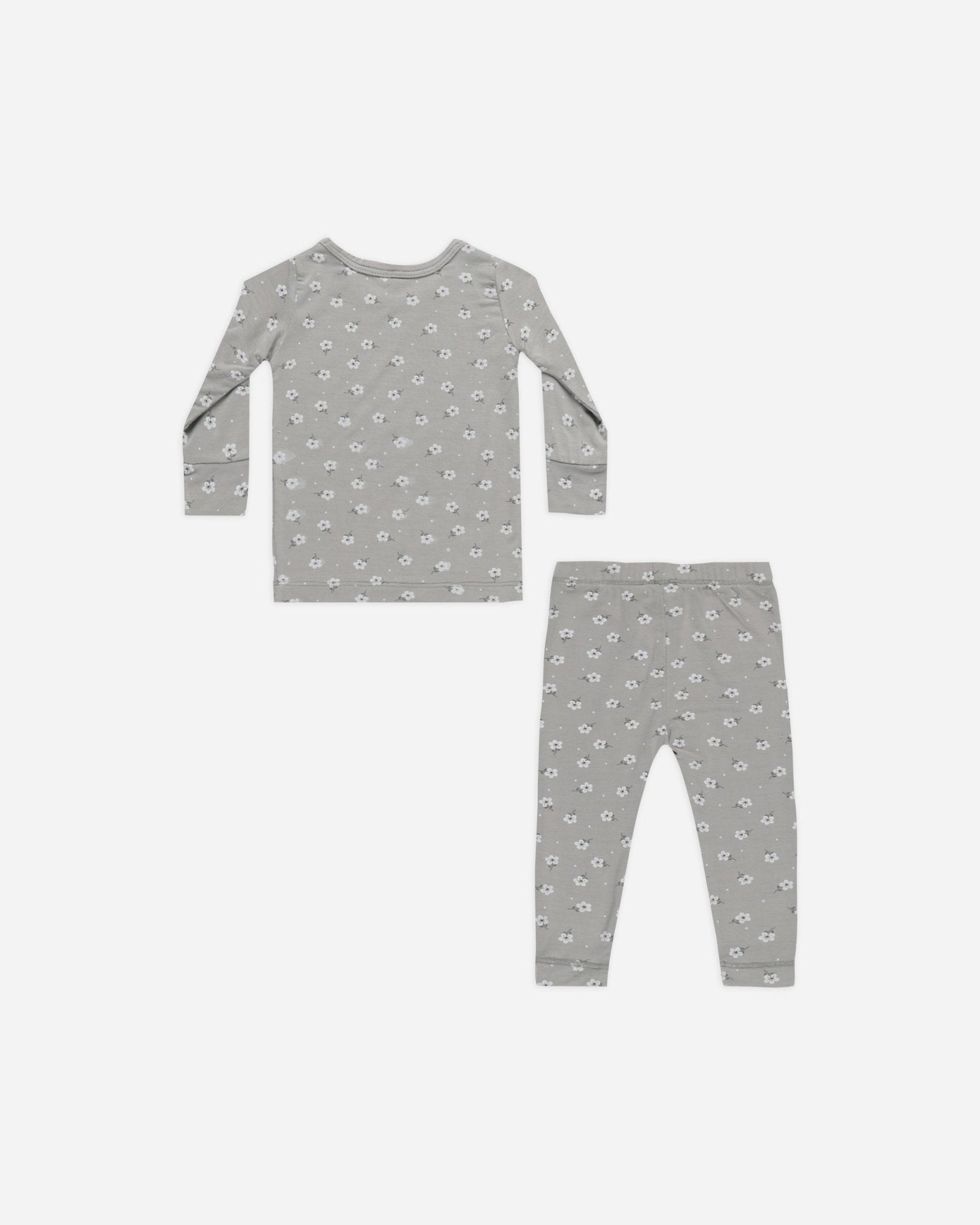 Bamboo Pajama Set || Blue Ditsy - Rylee + Cru Canada