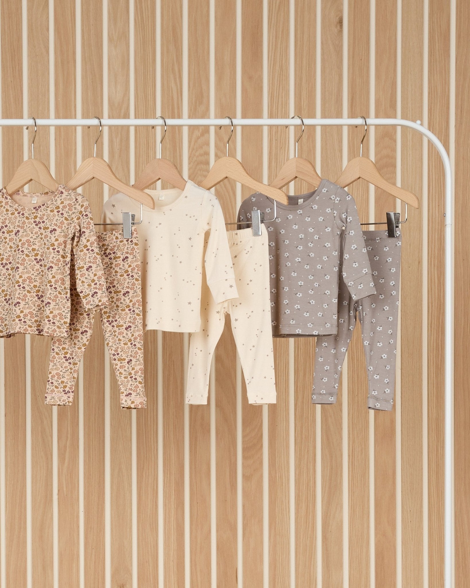 Bamboo Pajama Set || Blue Ditsy - Rylee + Cru Canada