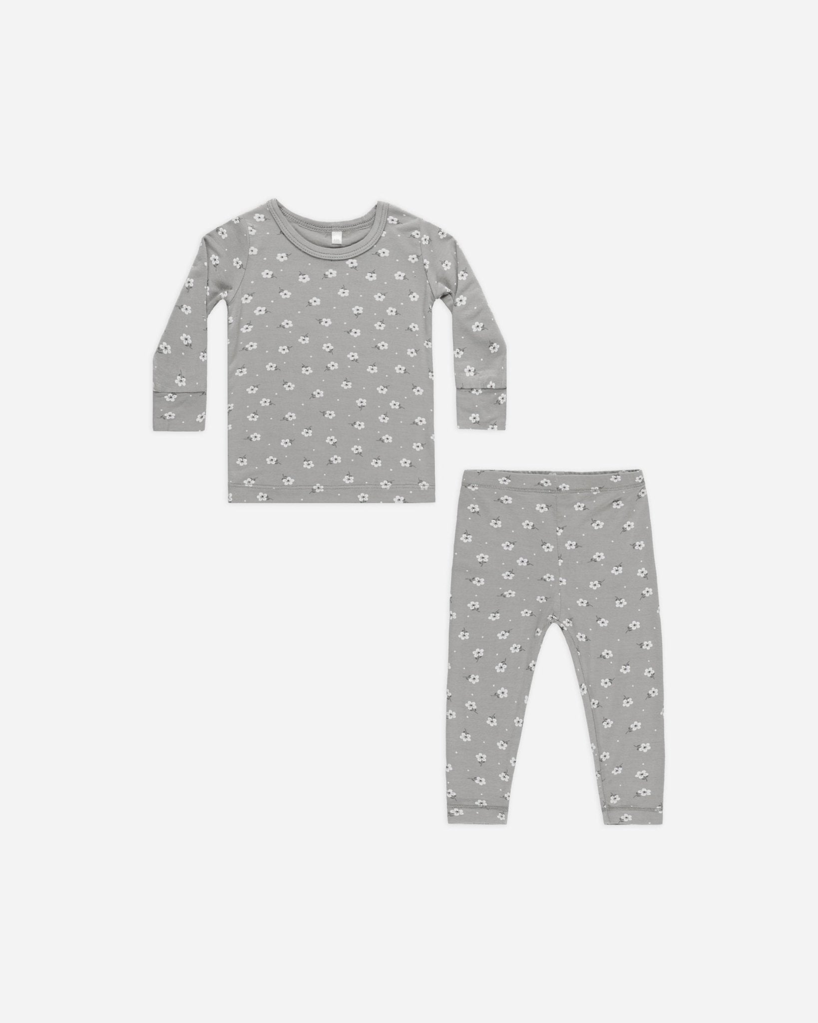 Bamboo Pajama Set || Blue Ditsy - Rylee + Cru Canada