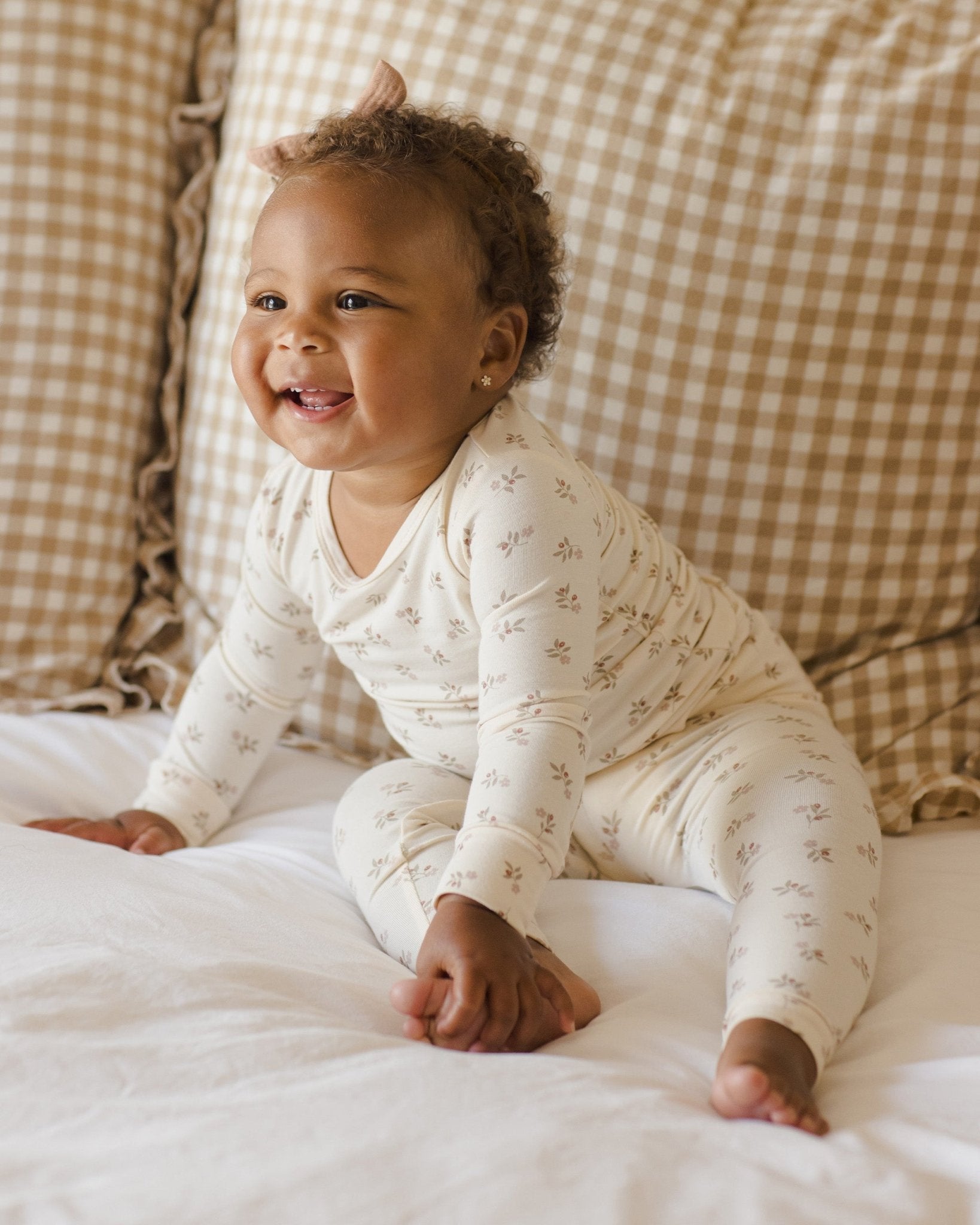 Bamboo Pajama Set || Holly Berry - Rylee + Cru Canada