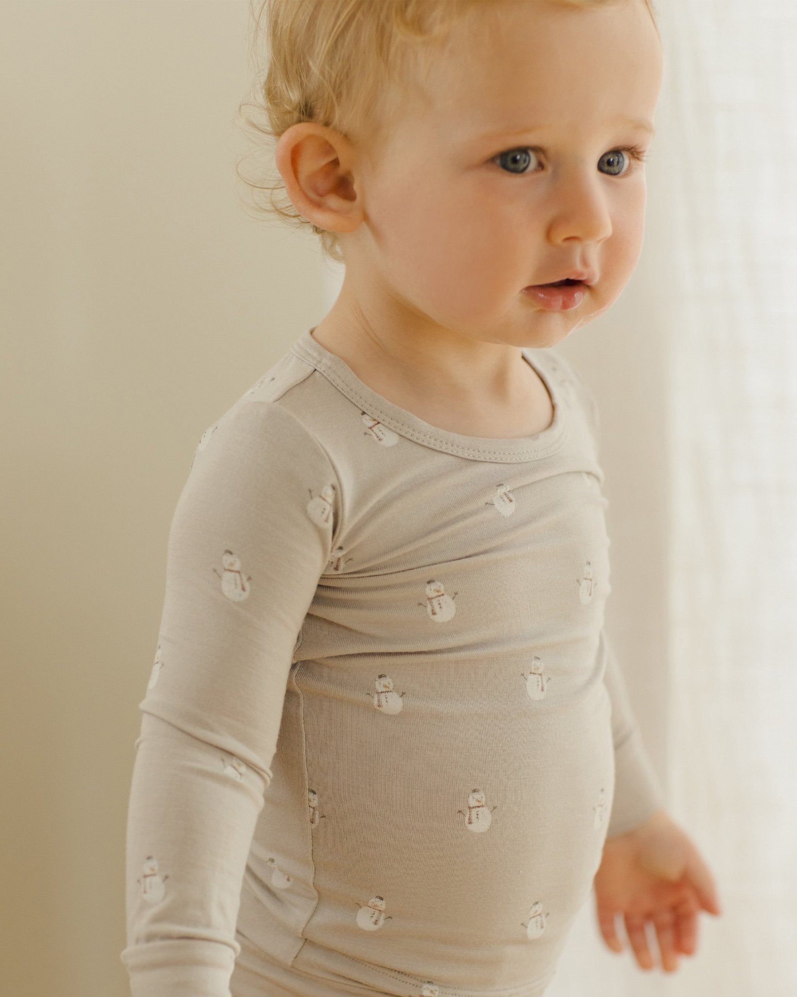 Bamboo Pajama Set || Snowmen - Rylee + Cru Canada