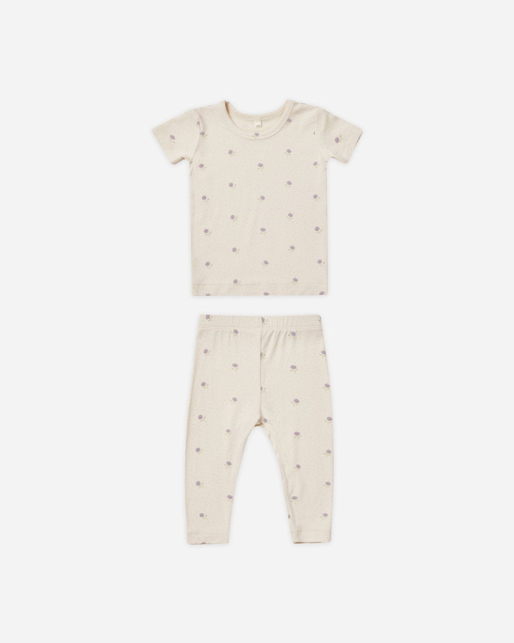 Bamboo Short Sleeve Pajama Set || Sweet Pea* - Rylee + Cru Canada