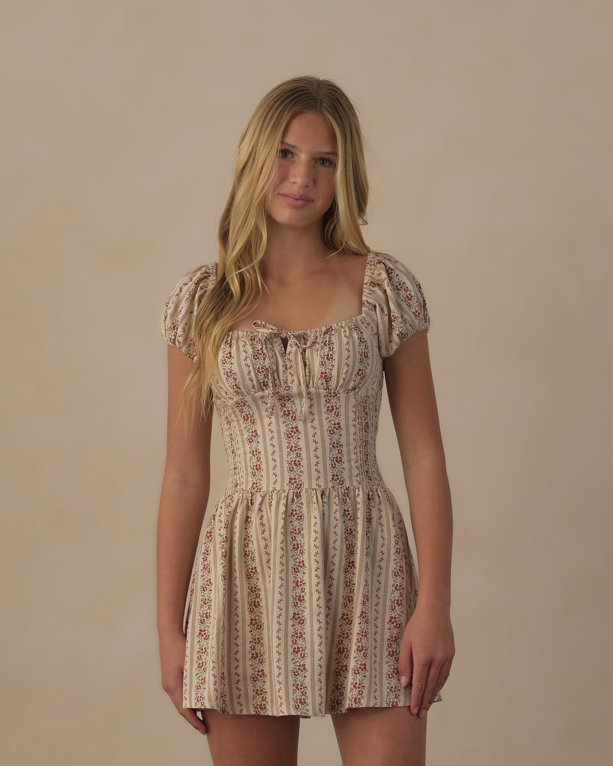 Teen Alex Dress Floral Stripe - Rylee + Cru | Kids Clothes | Trendy Baby Clothes | Modern Infant Outfits |