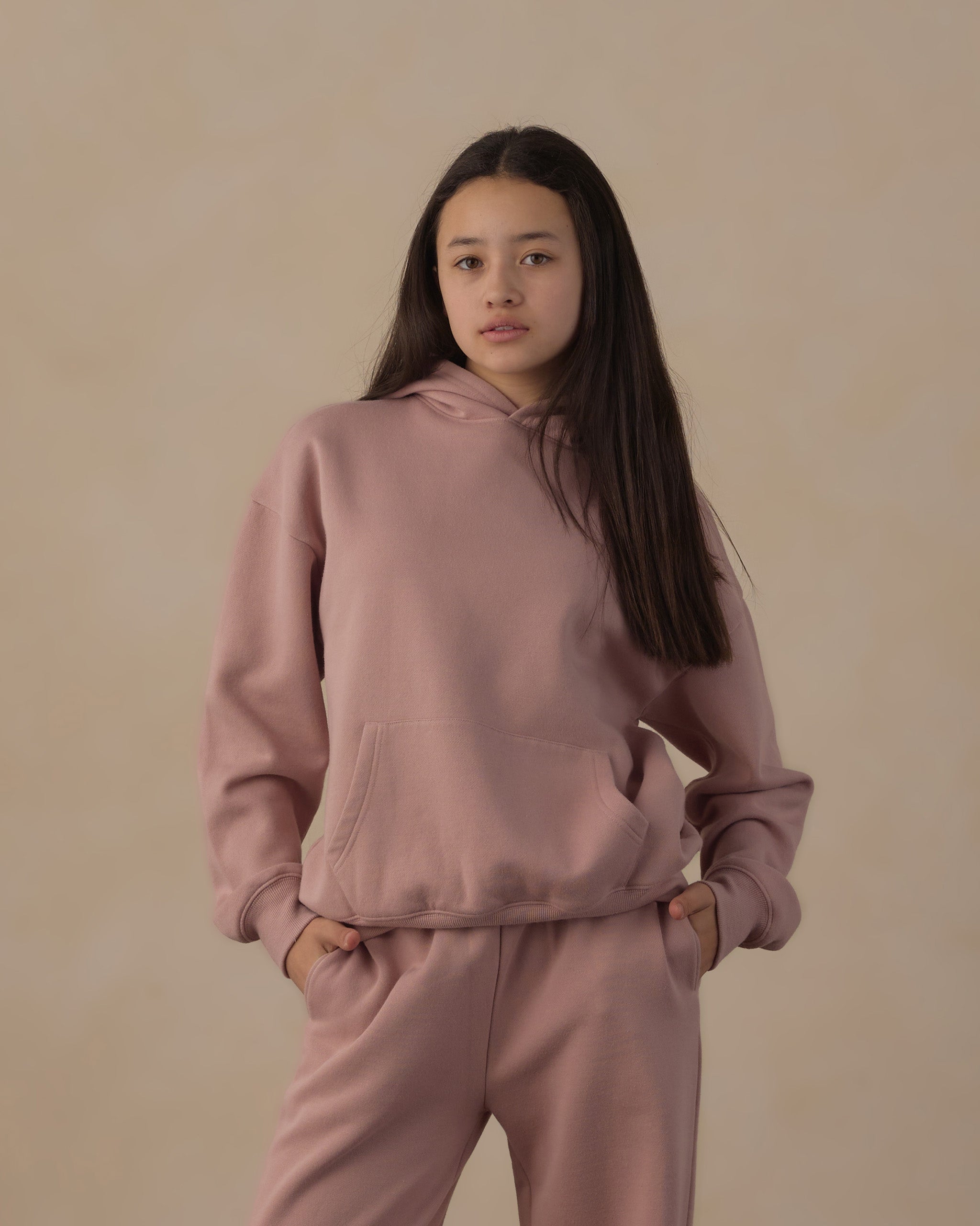 Teen Relaxed Hoodie Rosewood - Rylee + Cru | Kids Clothes | Trendy Baby Clothes | Modern Infant Outfits |