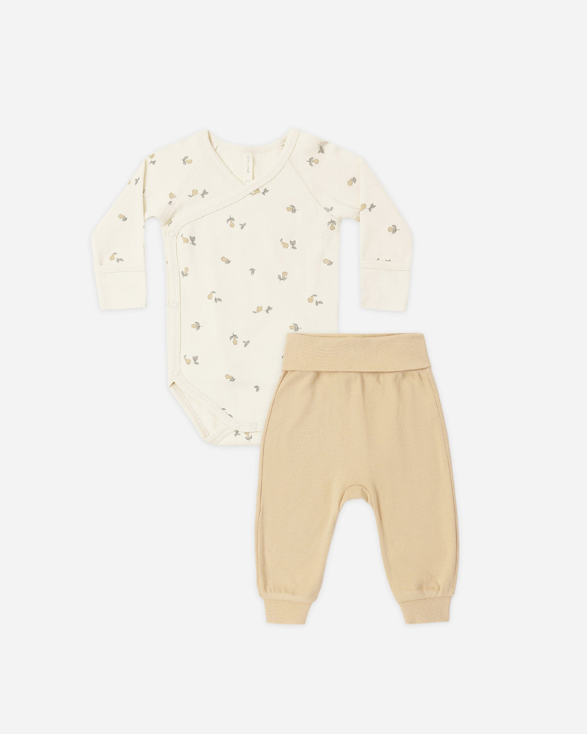 Side Snap Bodysuit + Pant Set Pears - Rylee + Cru | Kids Clothes | Trendy Baby Clothes | Modern Infant Outfits |