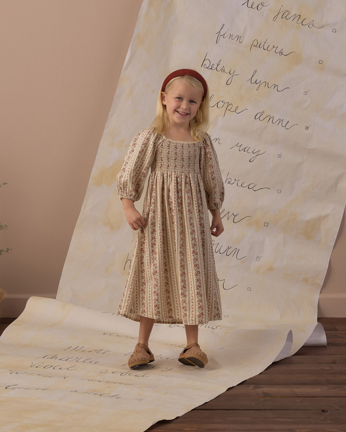 Della Dress Floral Stripe - Rylee + Cru | Kids Clothes | Trendy Baby Clothes | Modern Infant Outfits |