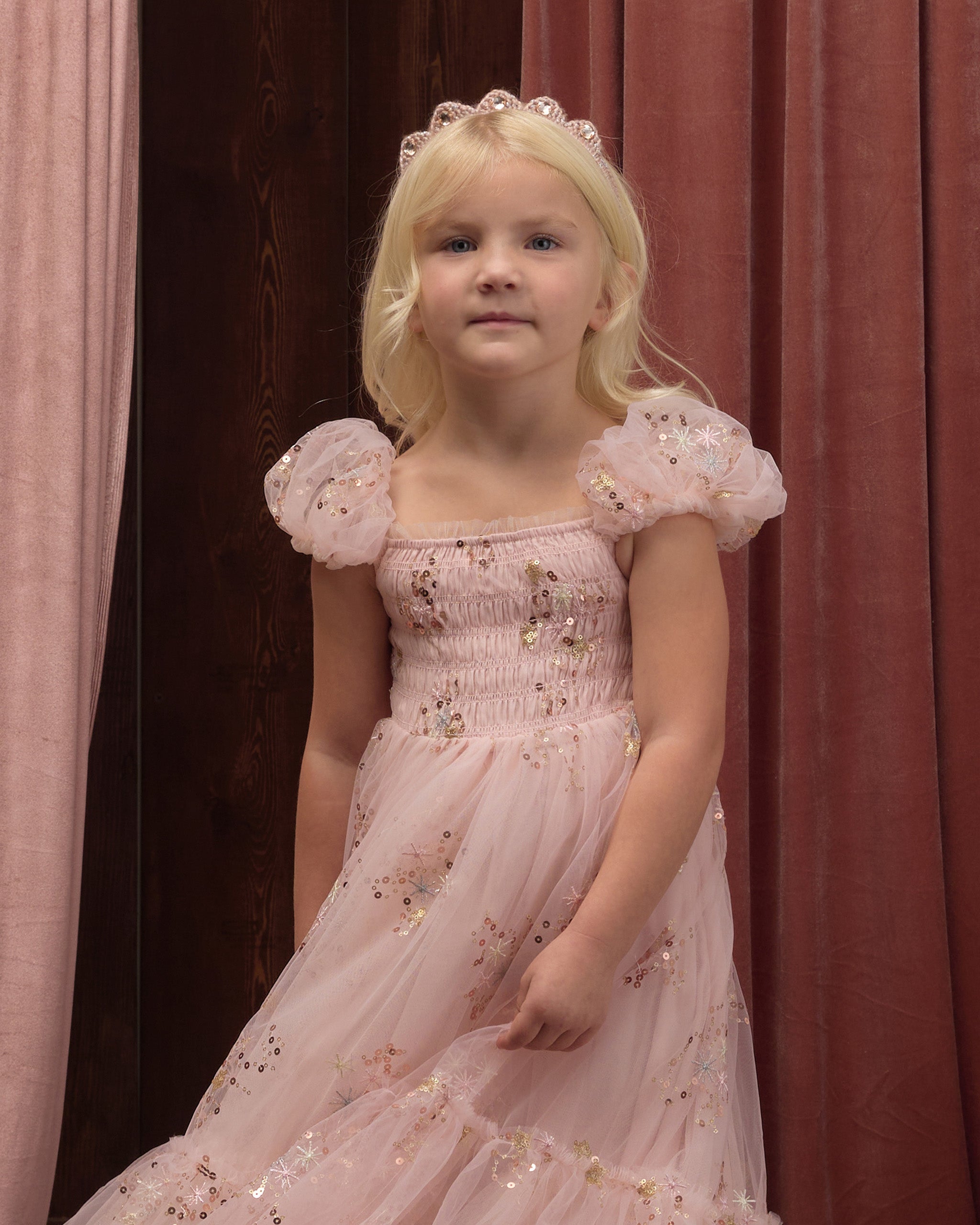 Clara Dress Pink - Rylee + Cru | Kids Clothes | Trendy Baby Clothes | Modern Infant Outfits |
