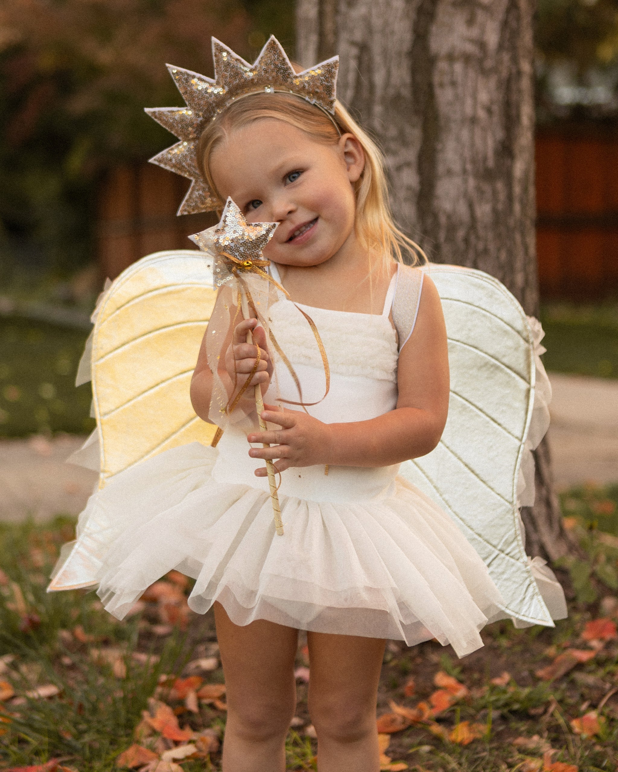 Angel Wings Ivory Shimmer - Rylee + Cru | Kids Clothes | Trendy Baby Clothes | Modern Infant Outfits |