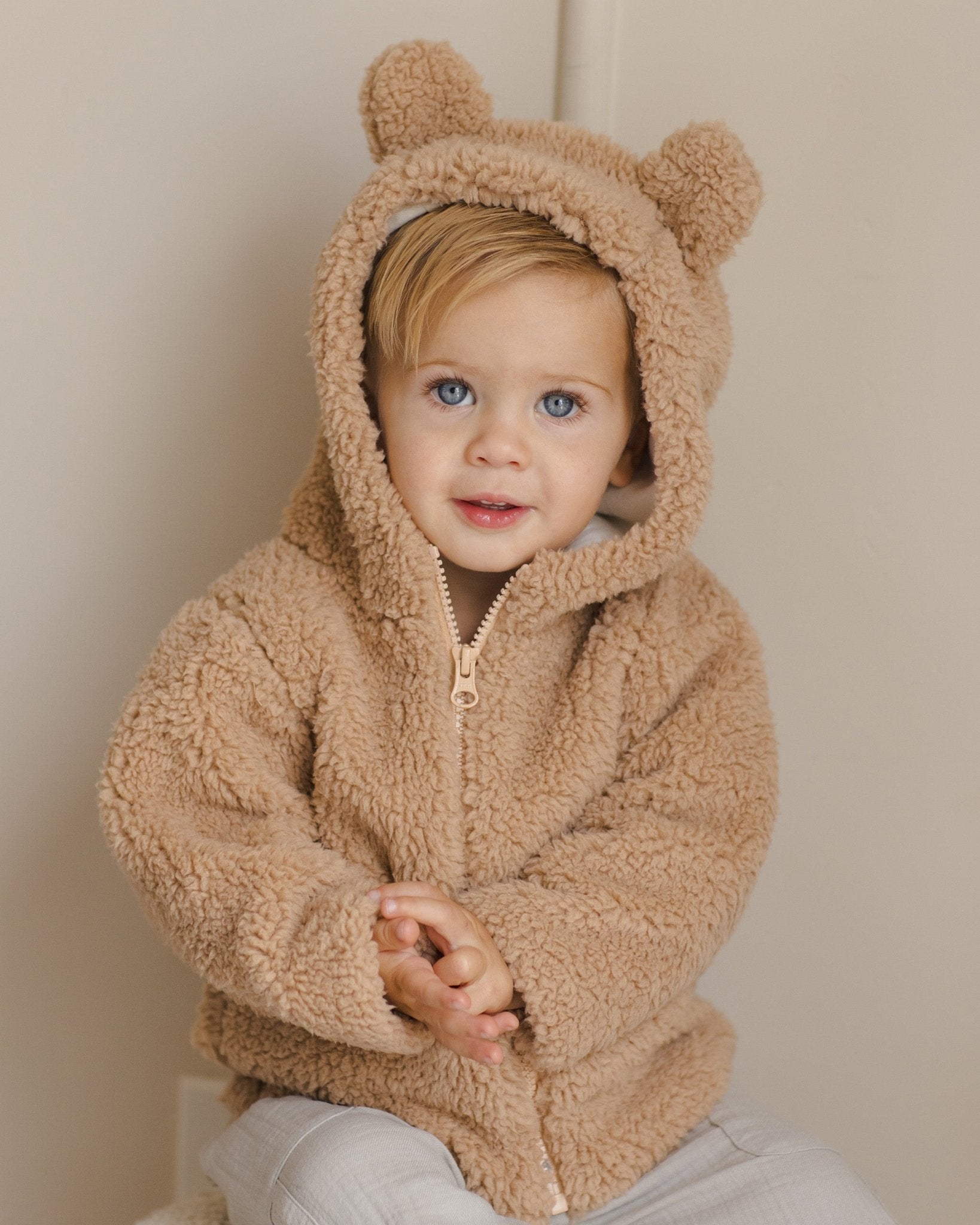 Bear Jacket || Beige - Rylee + Cru Canada