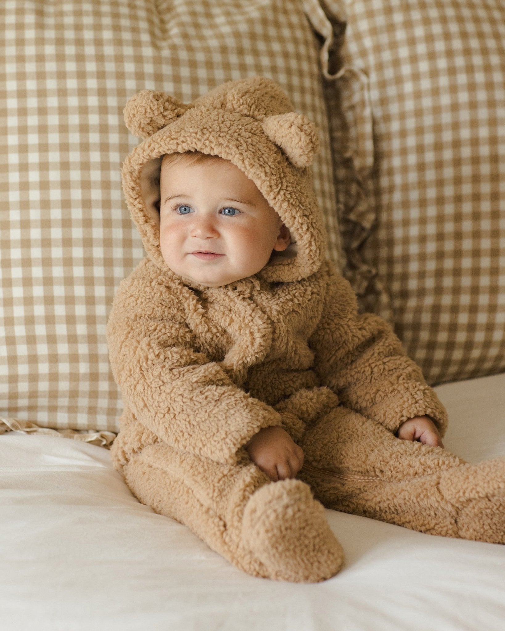 Bear Jumpsuit || Beige - Rylee + Cru Canada