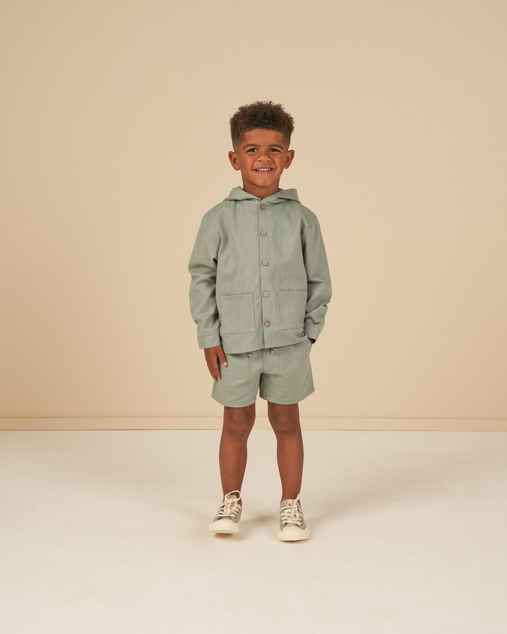 Bermuda Short || Aqua - Rylee + Cru Canada