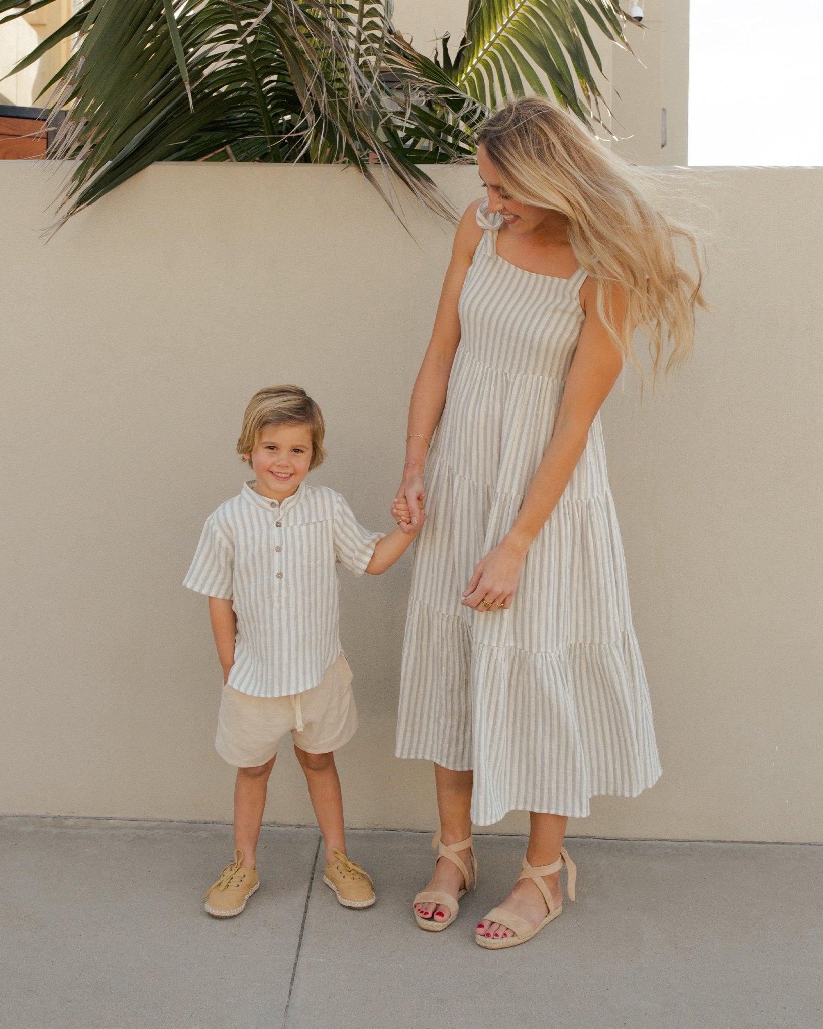 Bermuda Short || Heathered Sand - Rylee + Cru Canada