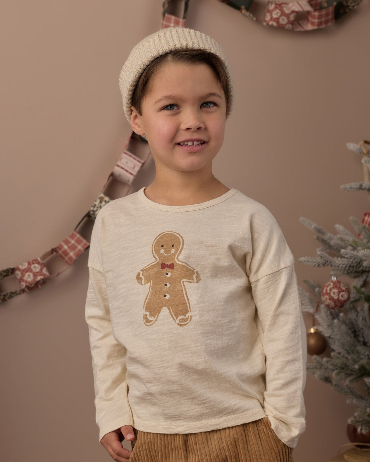 Beanie Heathered Parchment - Rylee + Cru | Kids Clothes | Trendy Baby Clothes | Modern Infant Outfits |