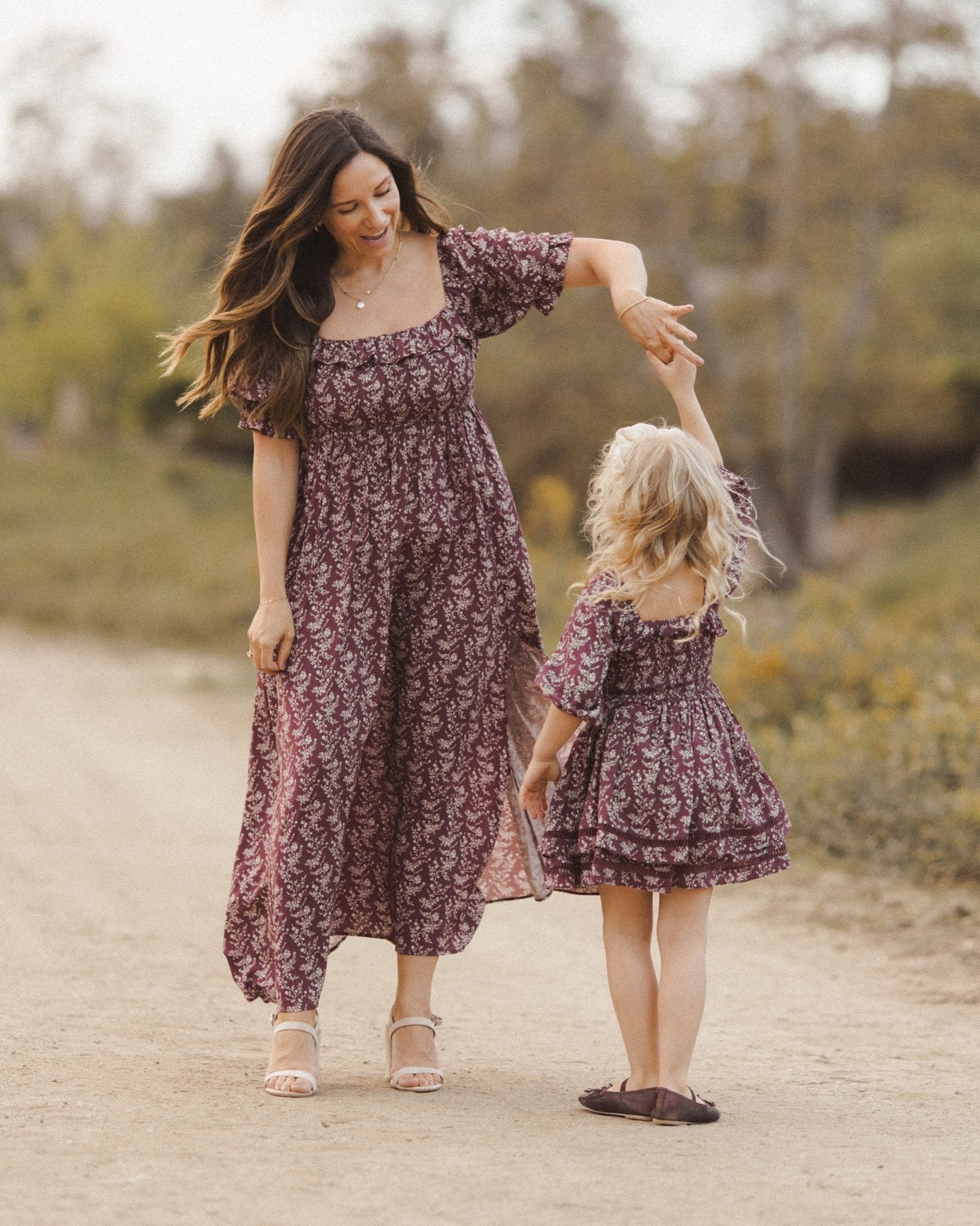 Birdie Dress | Winter Vines - Rylee + Cru Canada