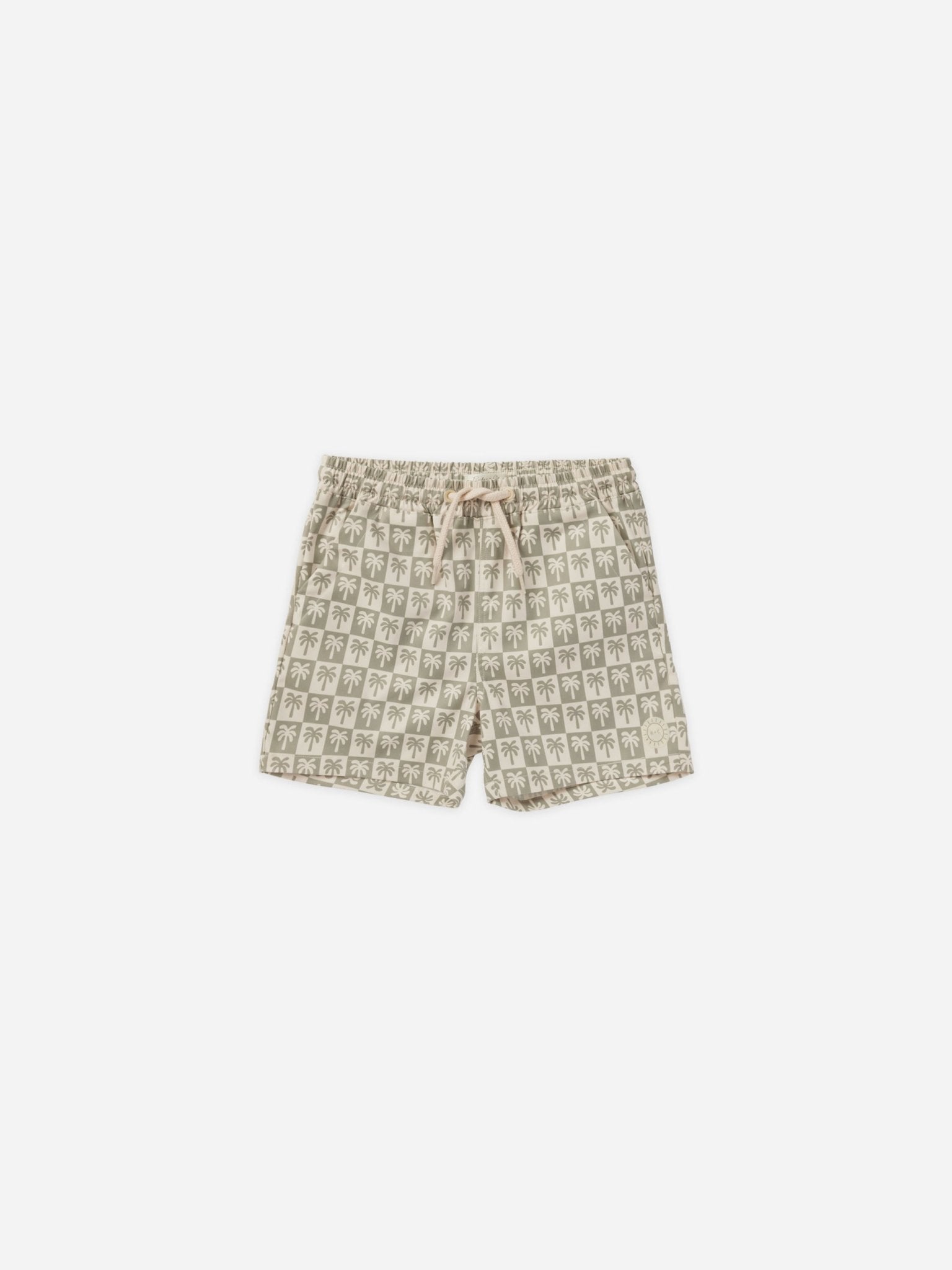 Boardshort || Palm Check - Rylee + Cru Canada