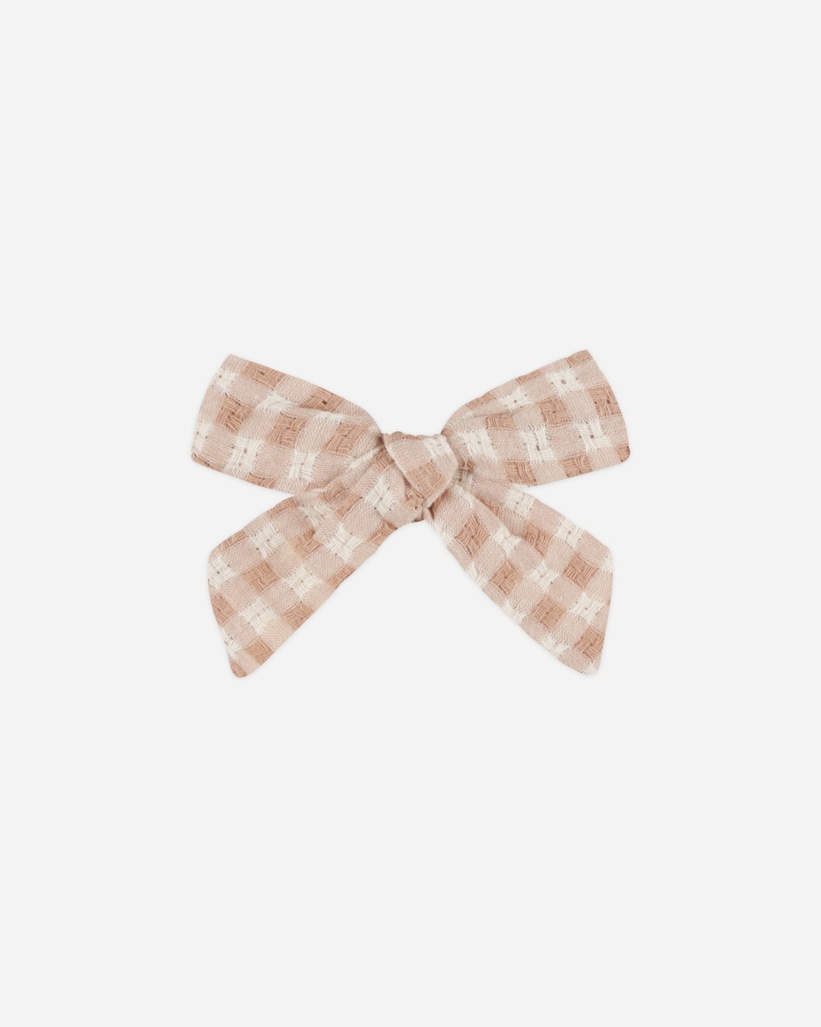 Bow || Pink Gingham - Rylee + Cru Canada