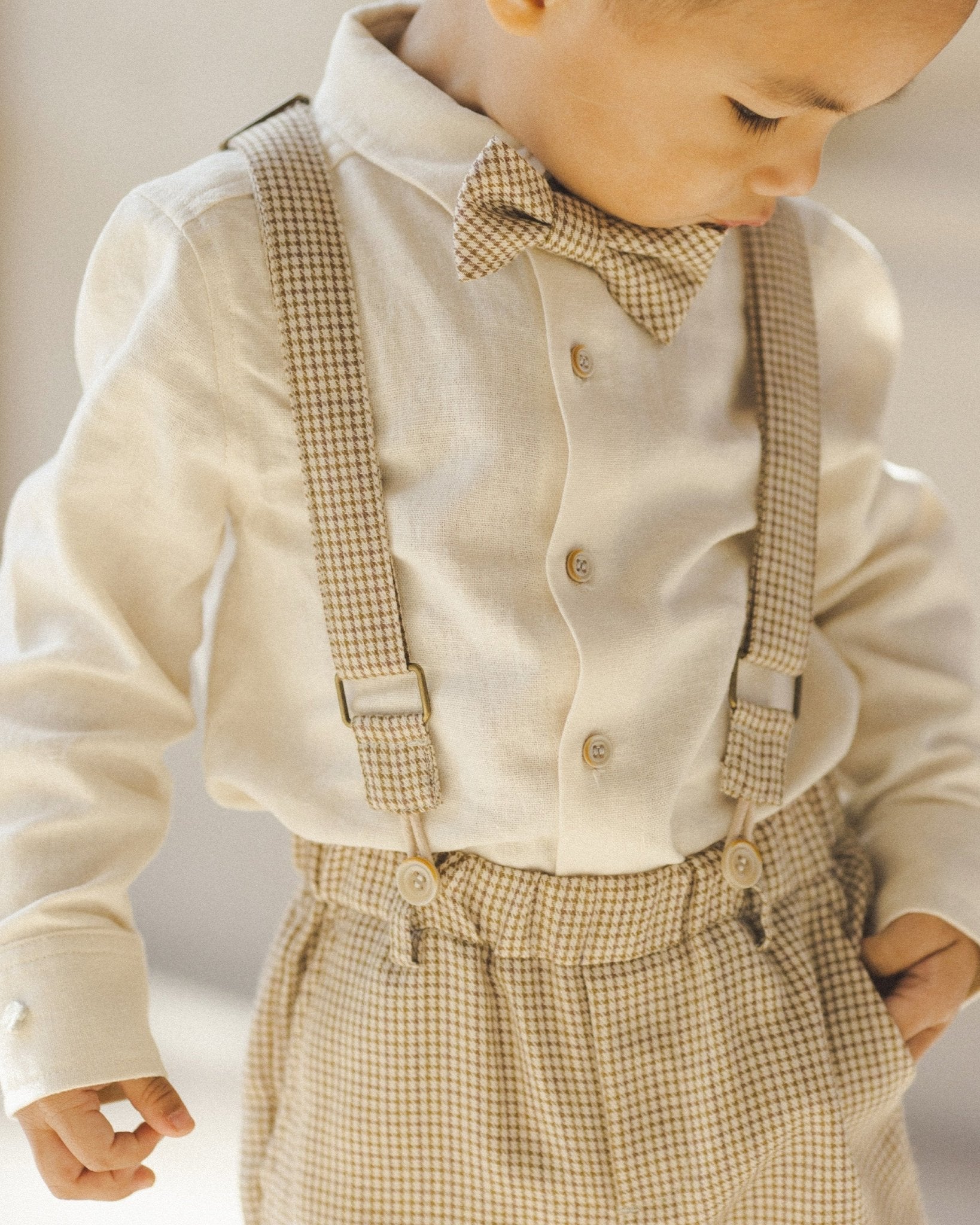 Bow Tie || Golden Houndstooth - Rylee + Cru Canada