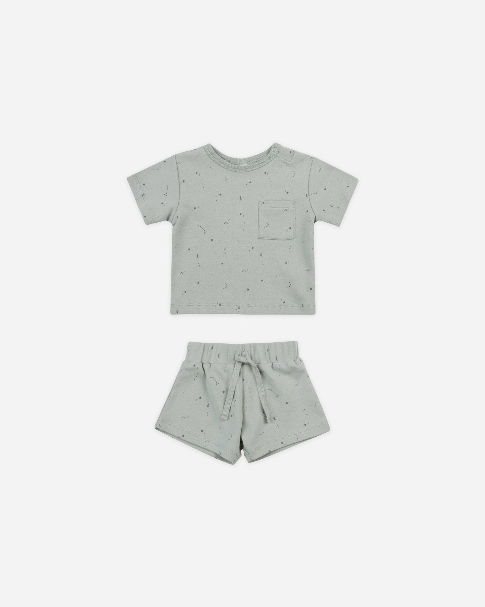 Boxy Pocket Tee + Short Set || Constellations* - Rylee + Cru Canada