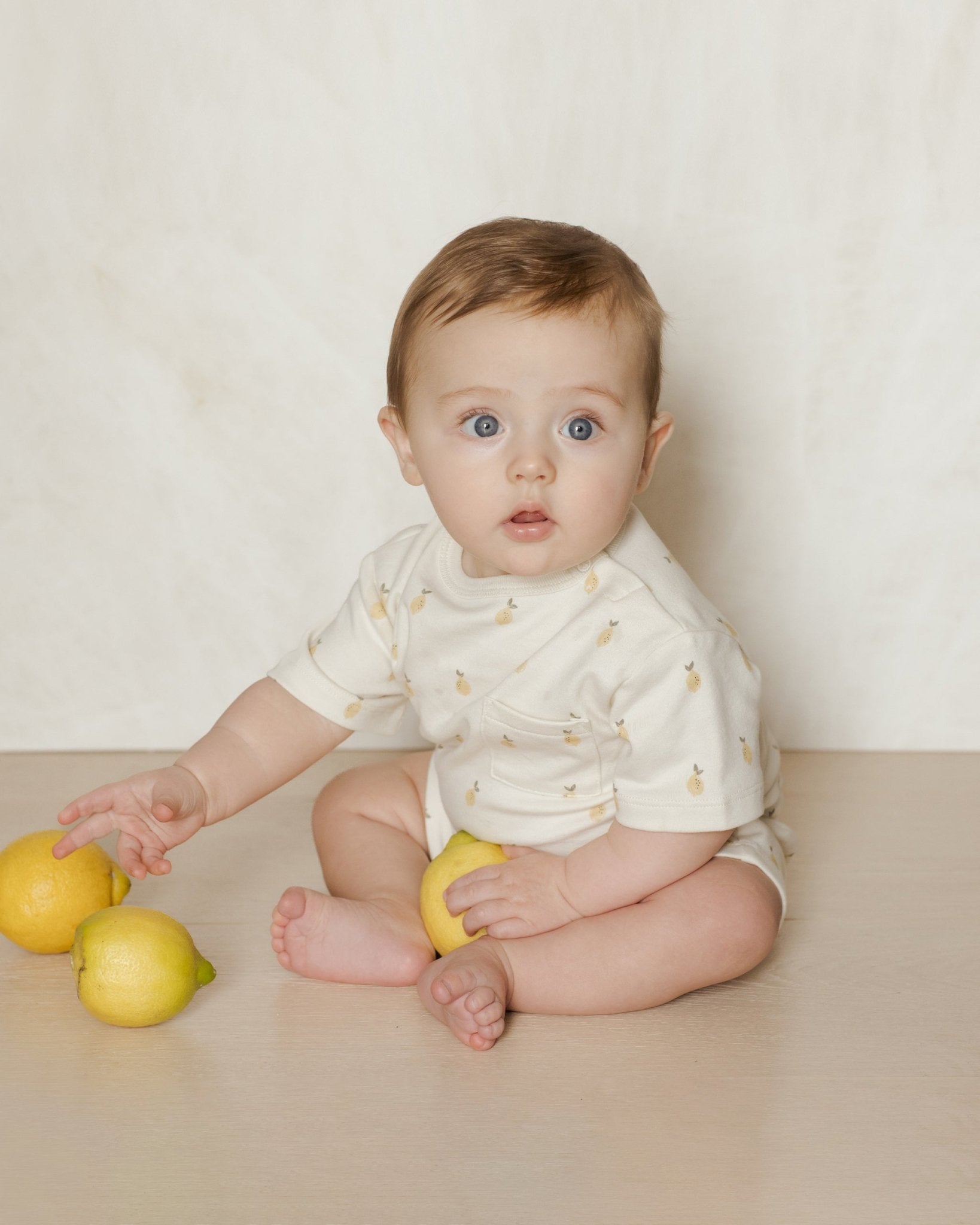 Boxy Pocket Tee + Short Set || Lemons* - Rylee + Cru Canada