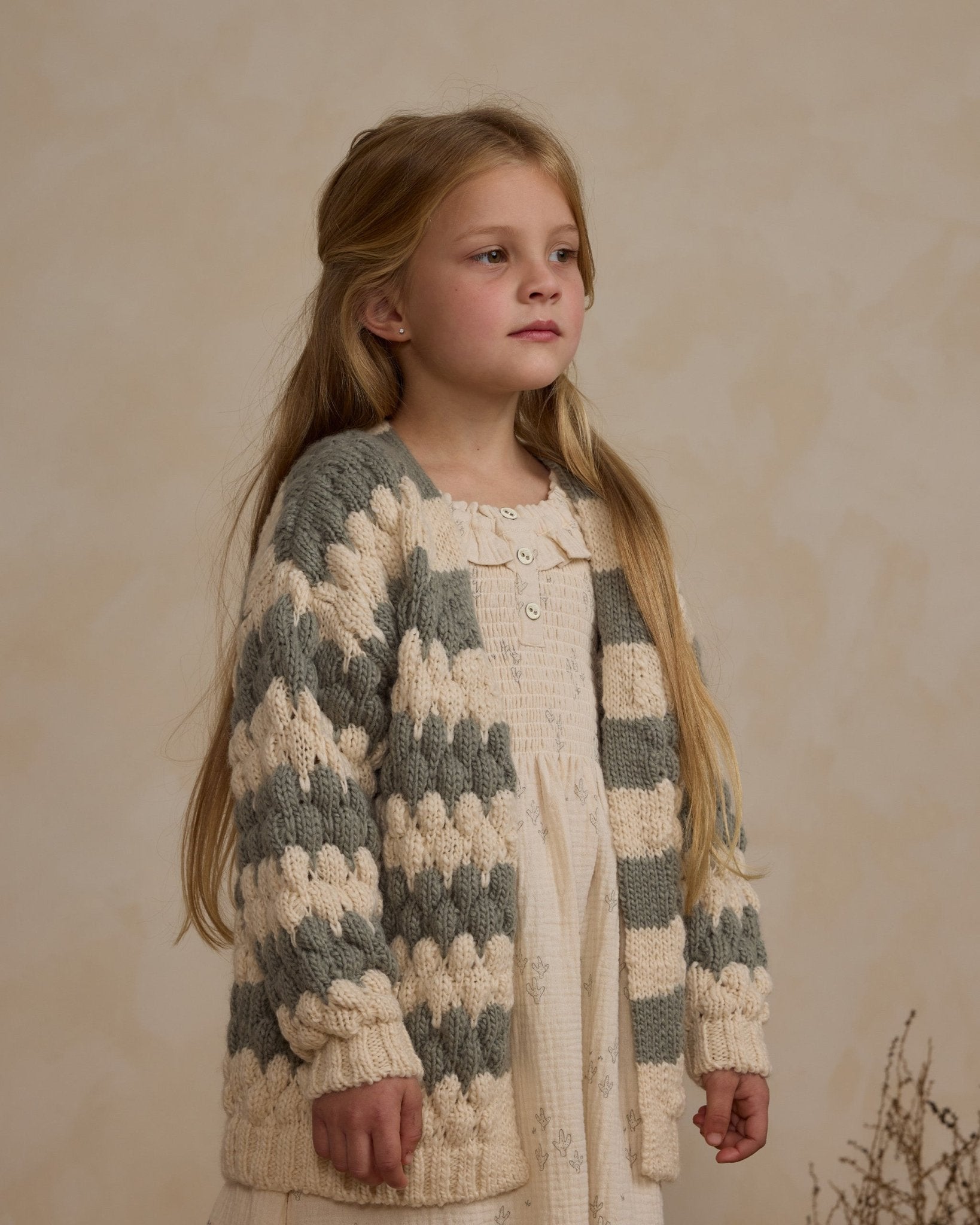 Bubble Knit Cardigan || Laurel Stripe - Rylee + Cru Canada