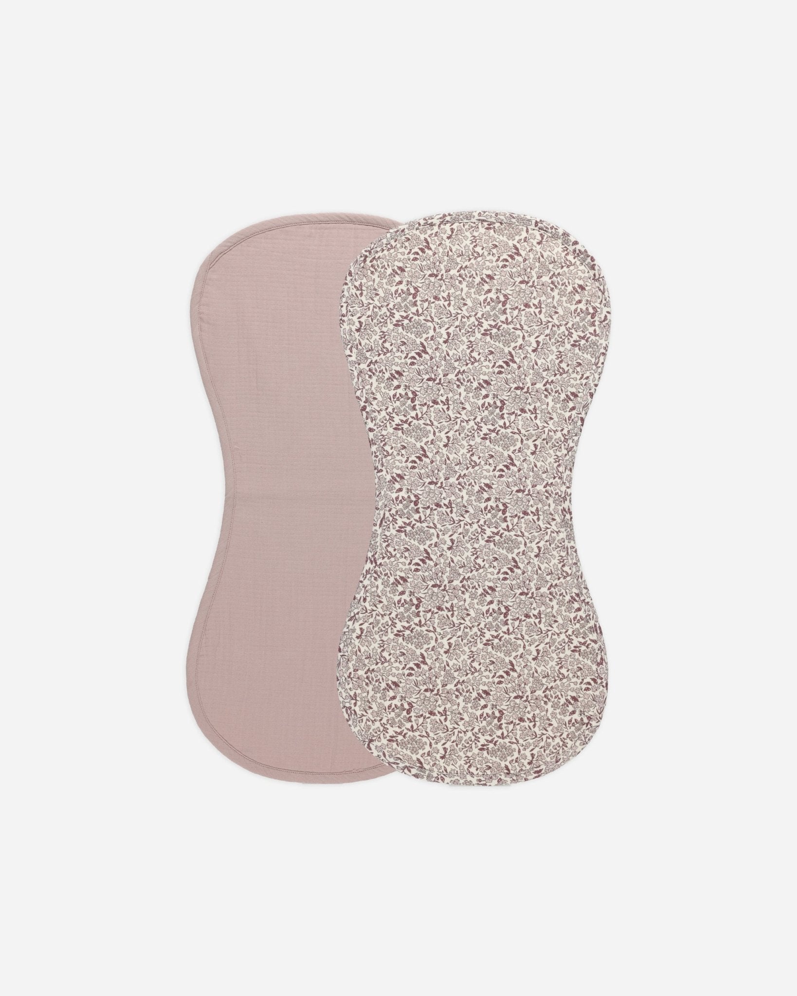 Burp Cloth, 2 Pack || Mauve, Mauve Ditsy - Rylee + Cru Canada