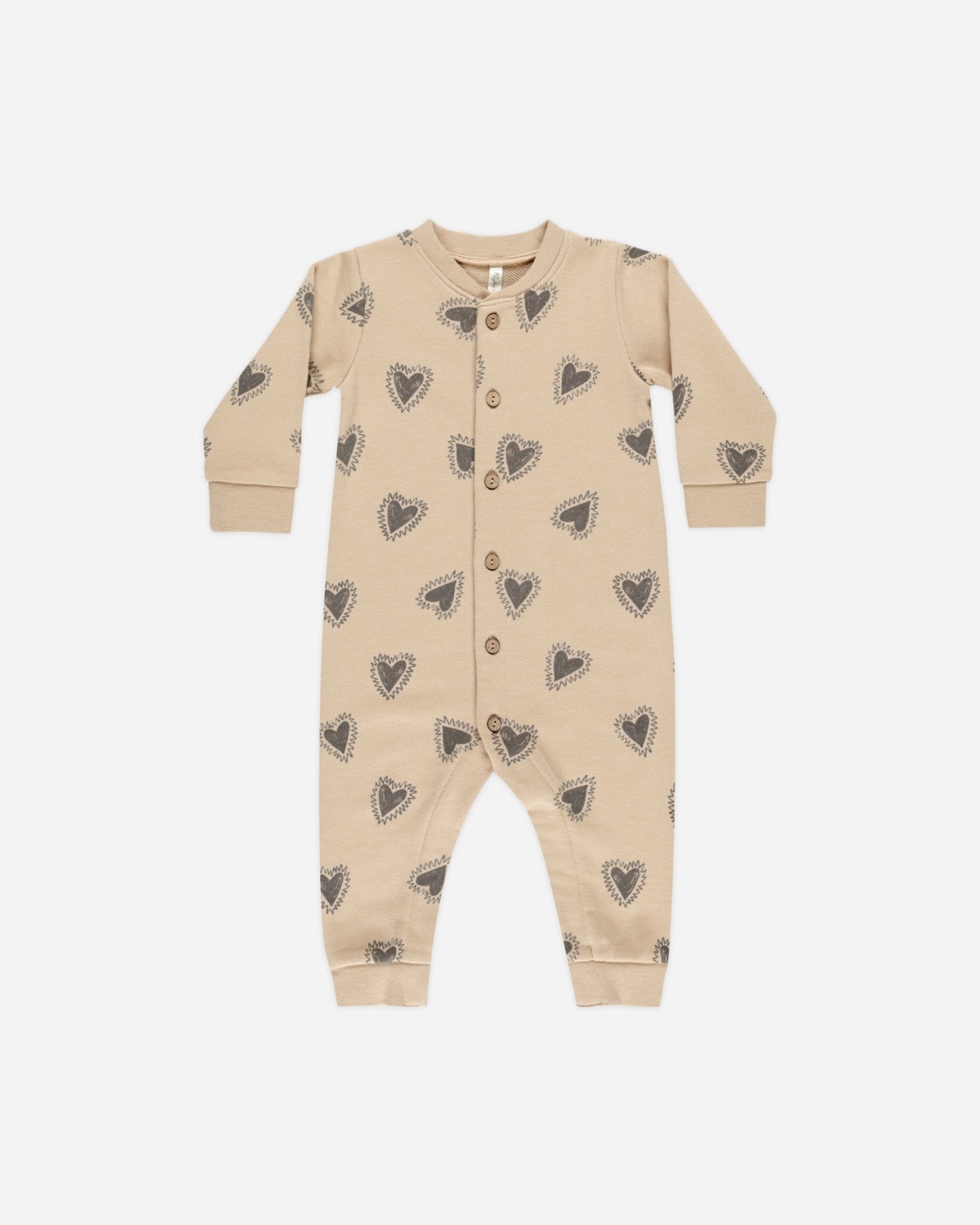 Button Down Jumpsuit || Hearts* - Rylee + Cru Canada