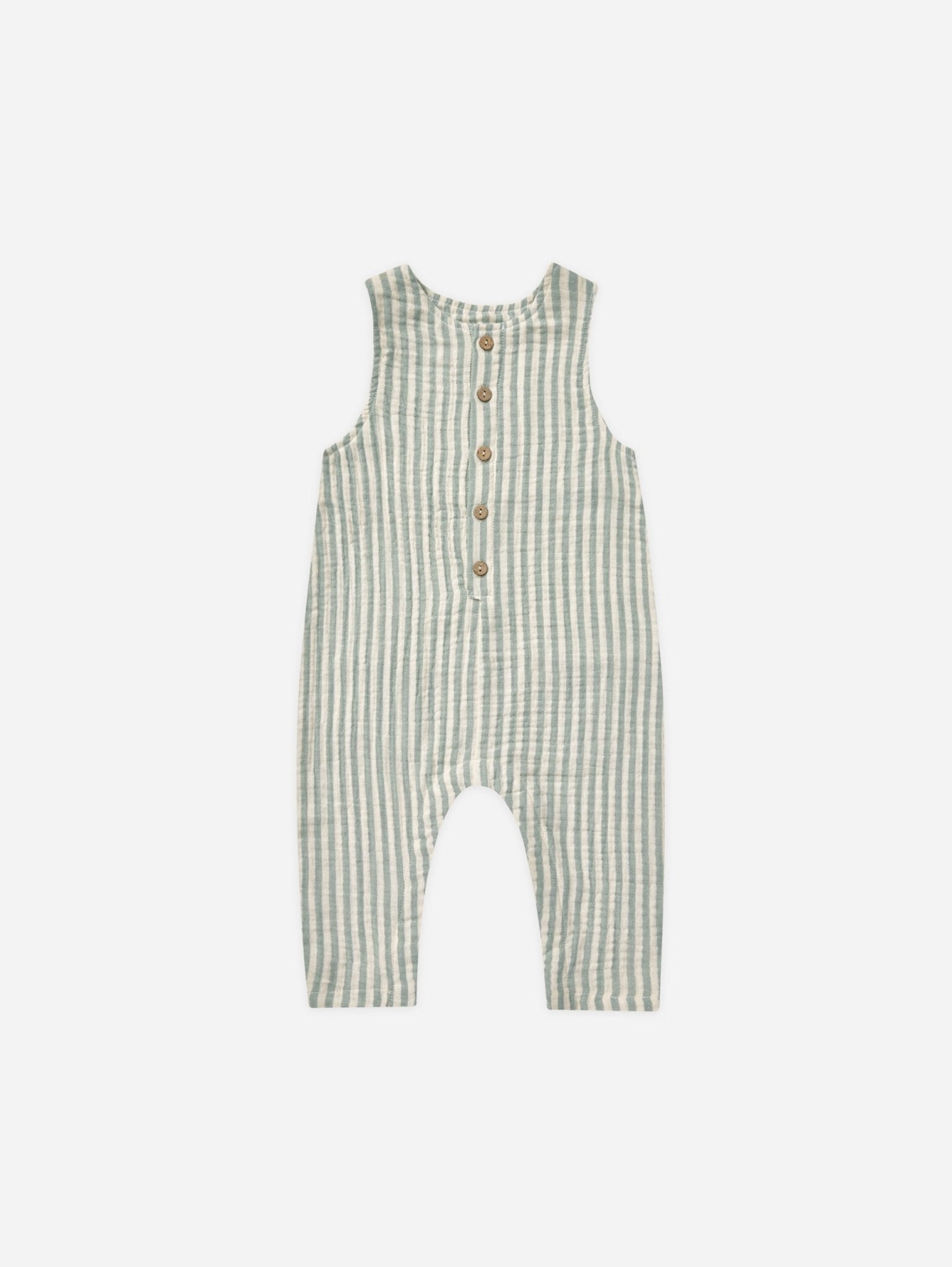 Button Jumpsuit || Summer Stripe - Rylee + Cru Canada