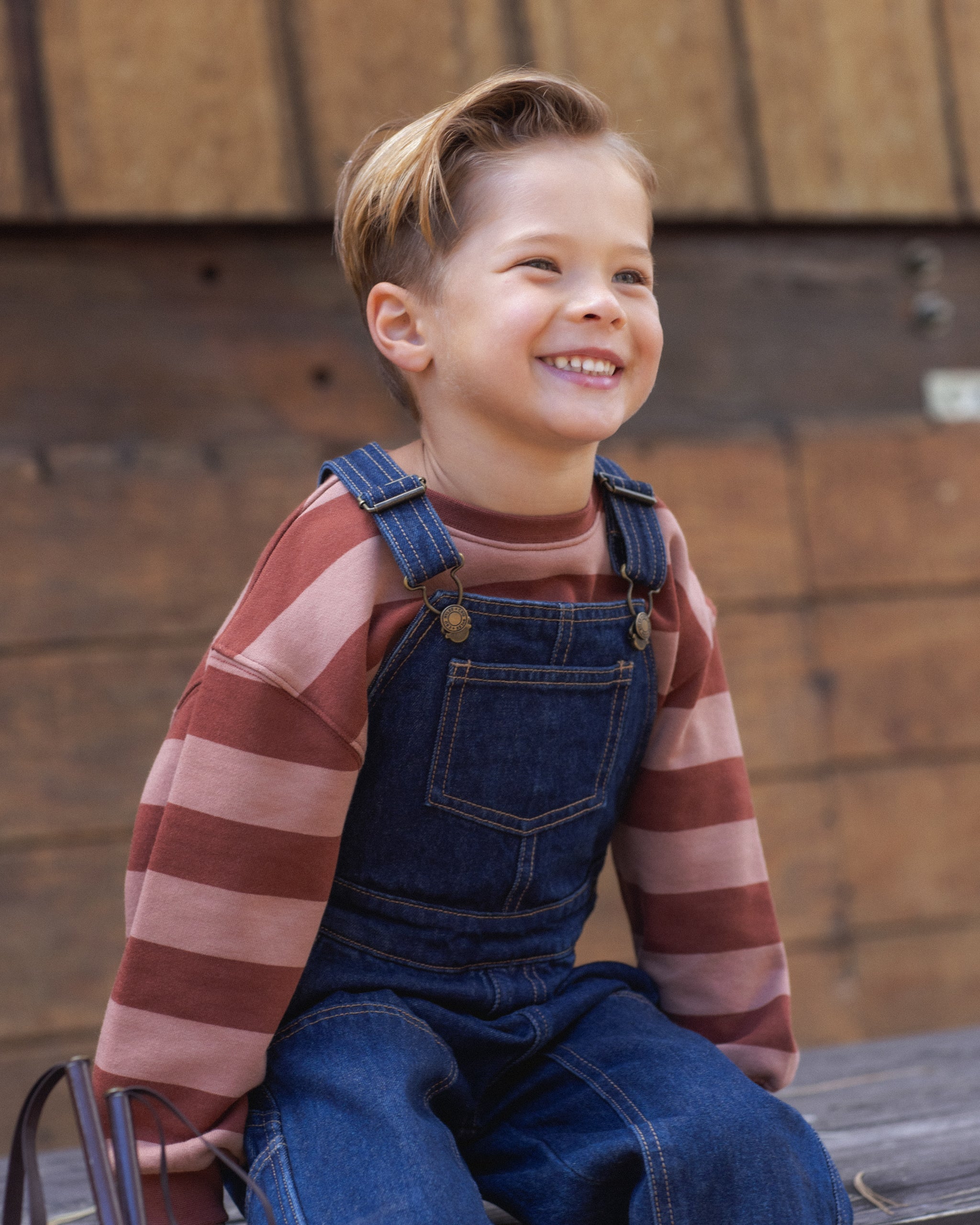 Utility Overall Dark Indigo - Rylee + Cru | Kids Clothes | Trendy Baby Clothes | Modern Infant Outfits |