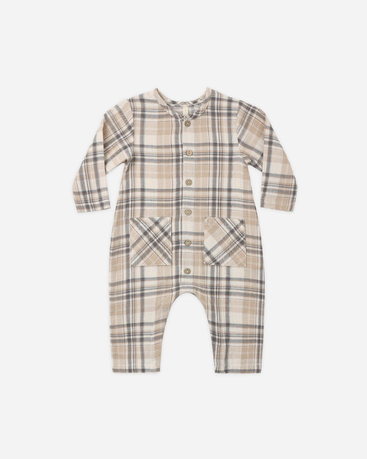 Pocketed Woven Jumpsuit Fall Plaid - Rylee + Cru | Kids Clothes | Trendy Baby Clothes | Modern Infant Outfits |