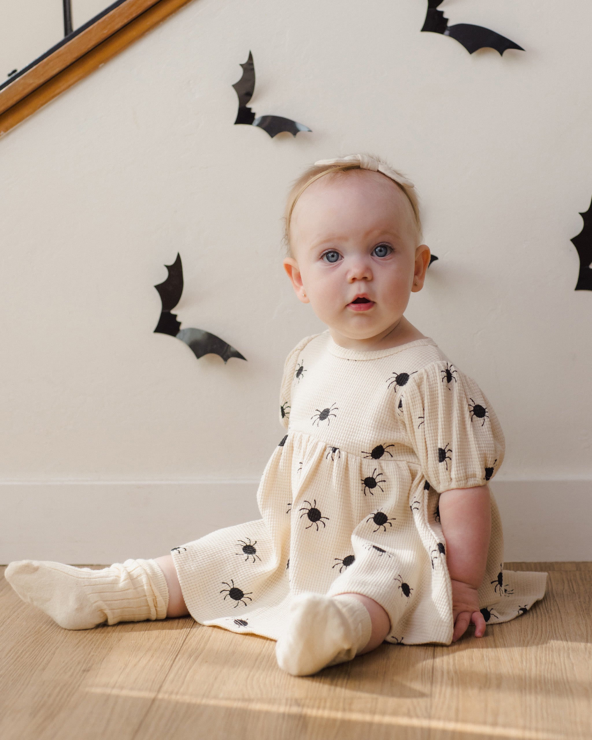 Darla Dress Bitsy Spider - Rylee + Cru | Kids Clothes | Trendy Baby Clothes | Modern Infant Outfits |