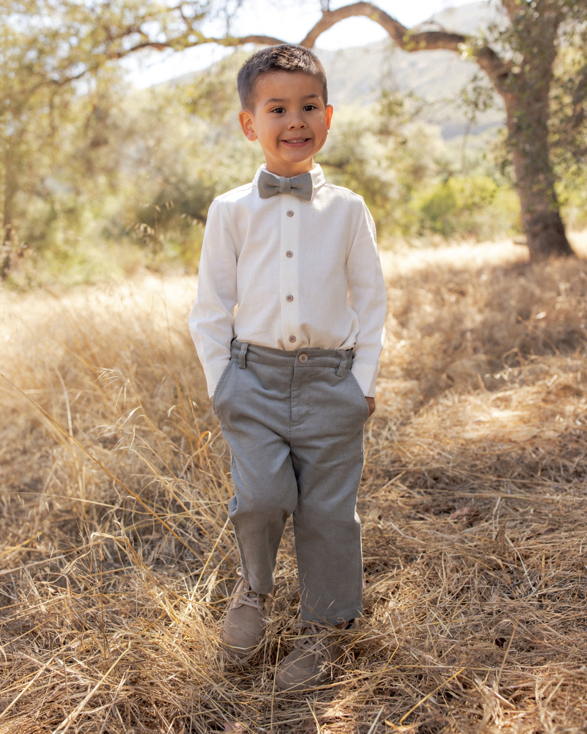 Bow Tie Eucalyptus - Rylee + Cru | Kids Clothes | Trendy Baby Clothes | Modern Infant Outfits |