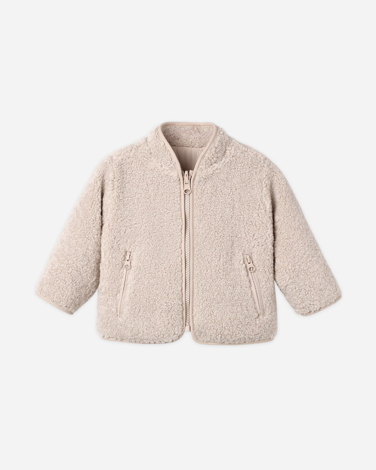 Shearling Zip Jacket Rose Water - Rylee + Cru | Kids Clothes | Trendy Baby Clothes | Modern Infant Outfits |