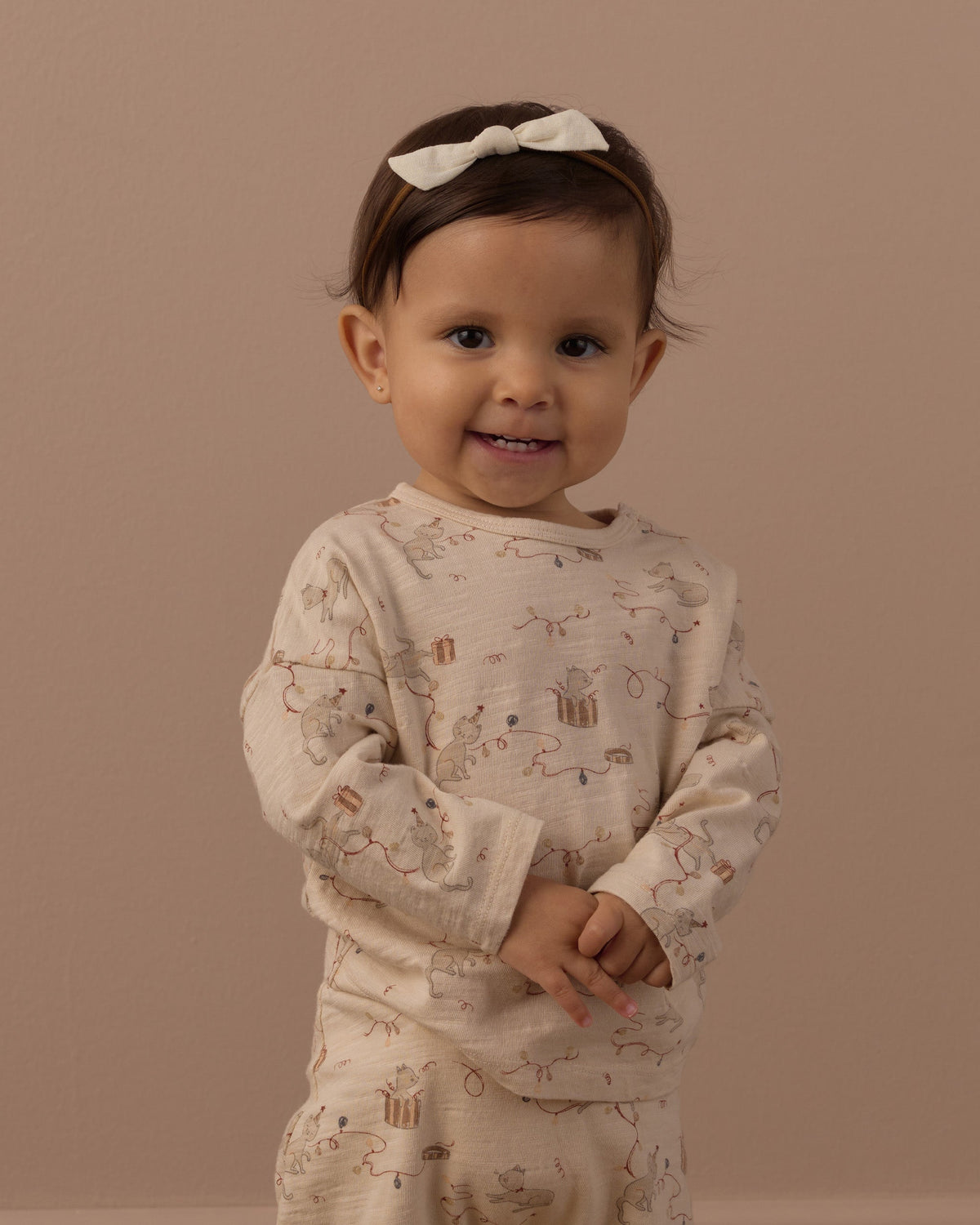 Little Knot Headband Ivory - Rylee + Cru | Kids Clothes | Trendy Baby Clothes | Modern Infant Outfits |