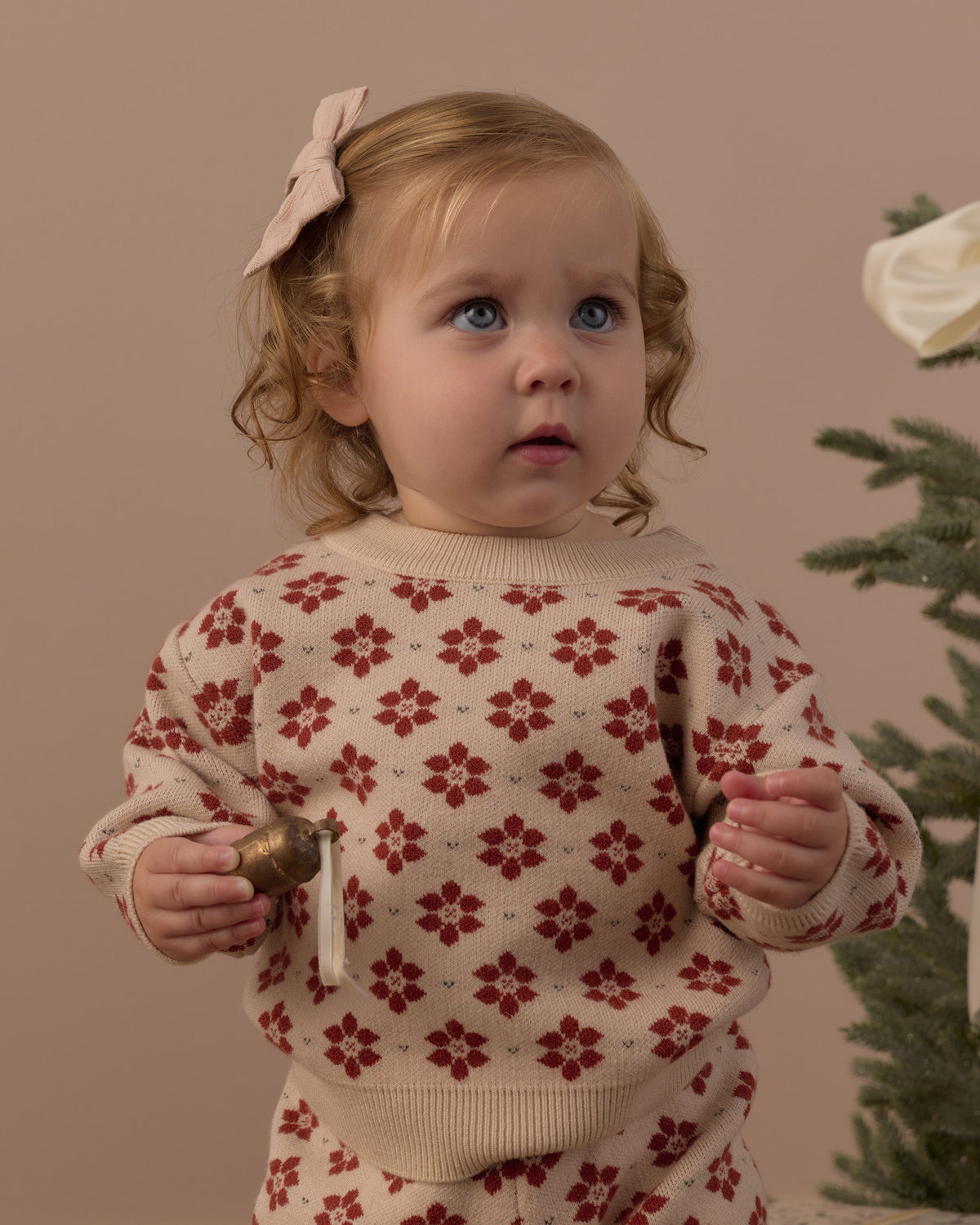 Shiloh Sweater Poinsettia - Rylee + Cru | Kids Clothes | Trendy Baby Clothes | Modern Infant Outfits |