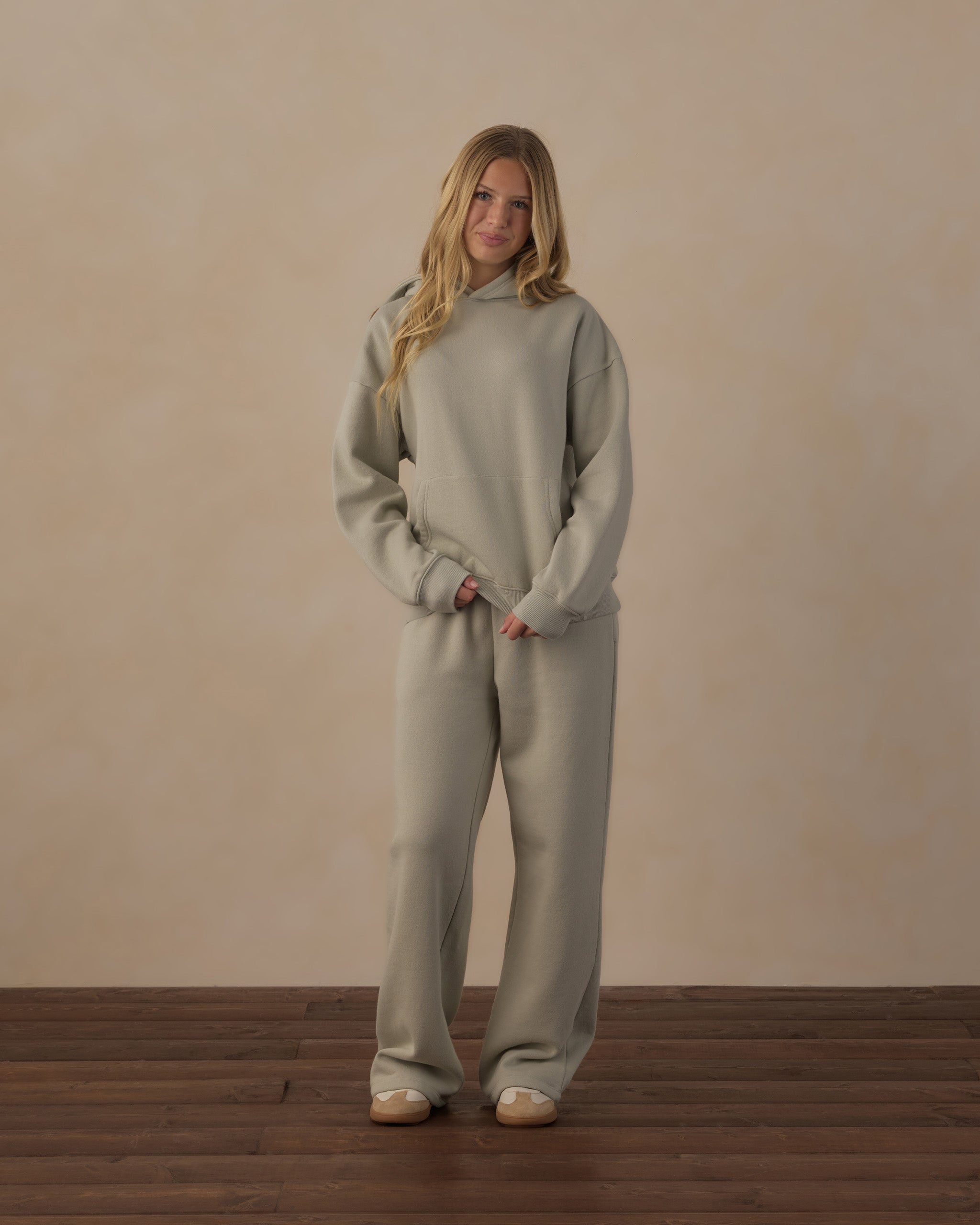 Teen Relaxed Hoodie Sage - Rylee + Cru | Kids Clothes | Trendy Baby Clothes | Modern Infant Outfits |