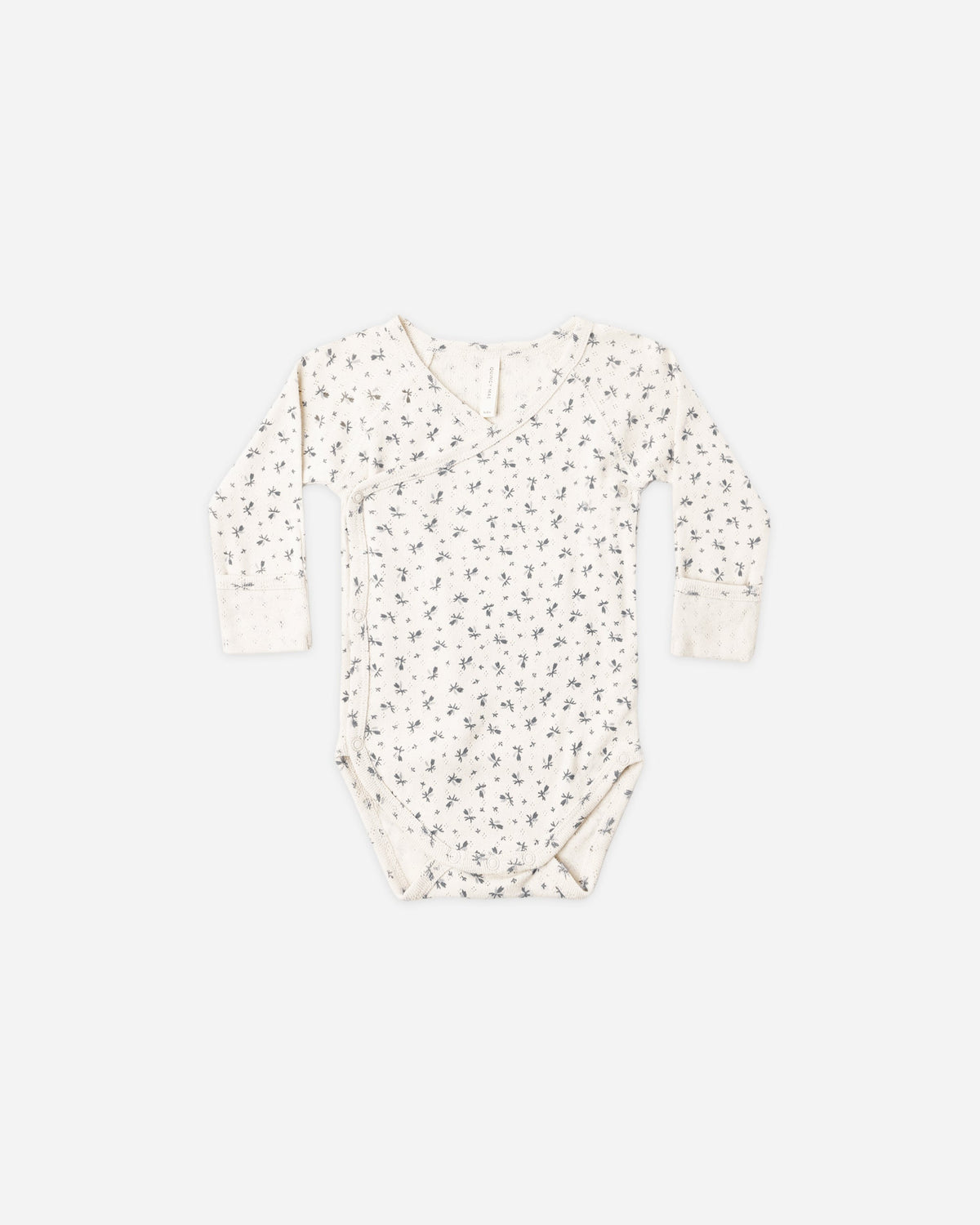 Side Snap Bodysuit Blue Ditsy - Rylee + Cru | Kids Clothes | Trendy Baby Clothes | Modern Infant Outfits |