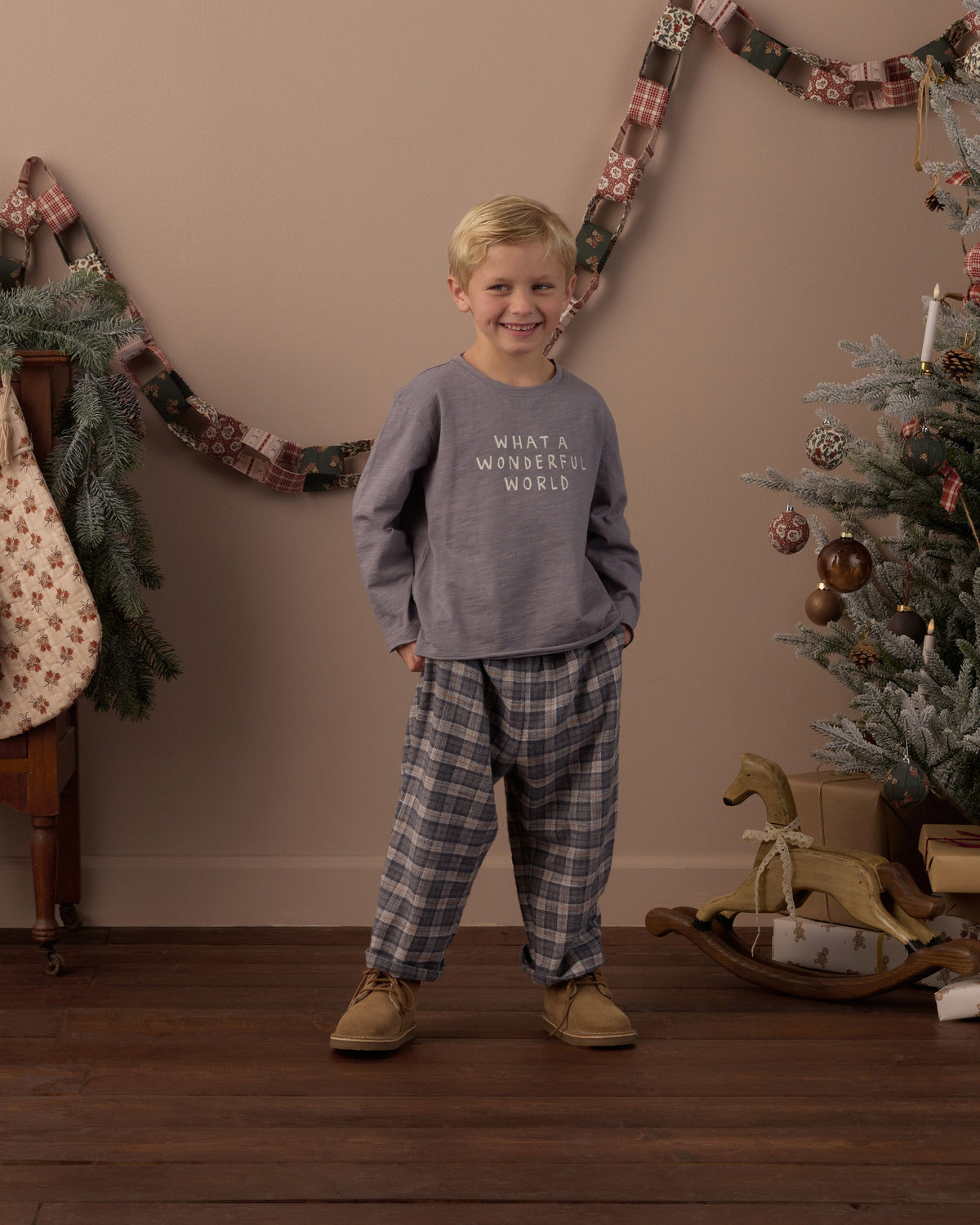 Palmer Pant Winter Plaid - Rylee + Cru | Kids Clothes | Trendy Baby Clothes | Modern Infant Outfits |
