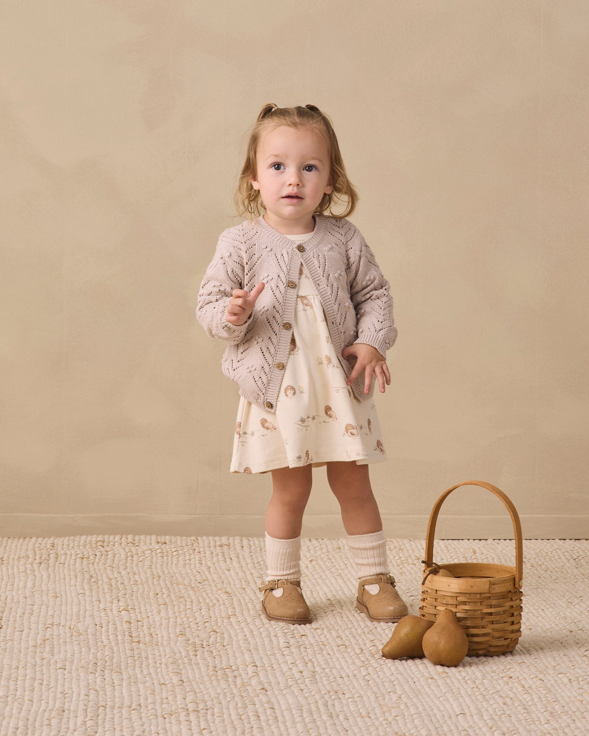 Knit Cardigan Lilac Mist - Rylee + Cru | Kids Clothes | Trendy Baby Clothes | Modern Infant Outfits |