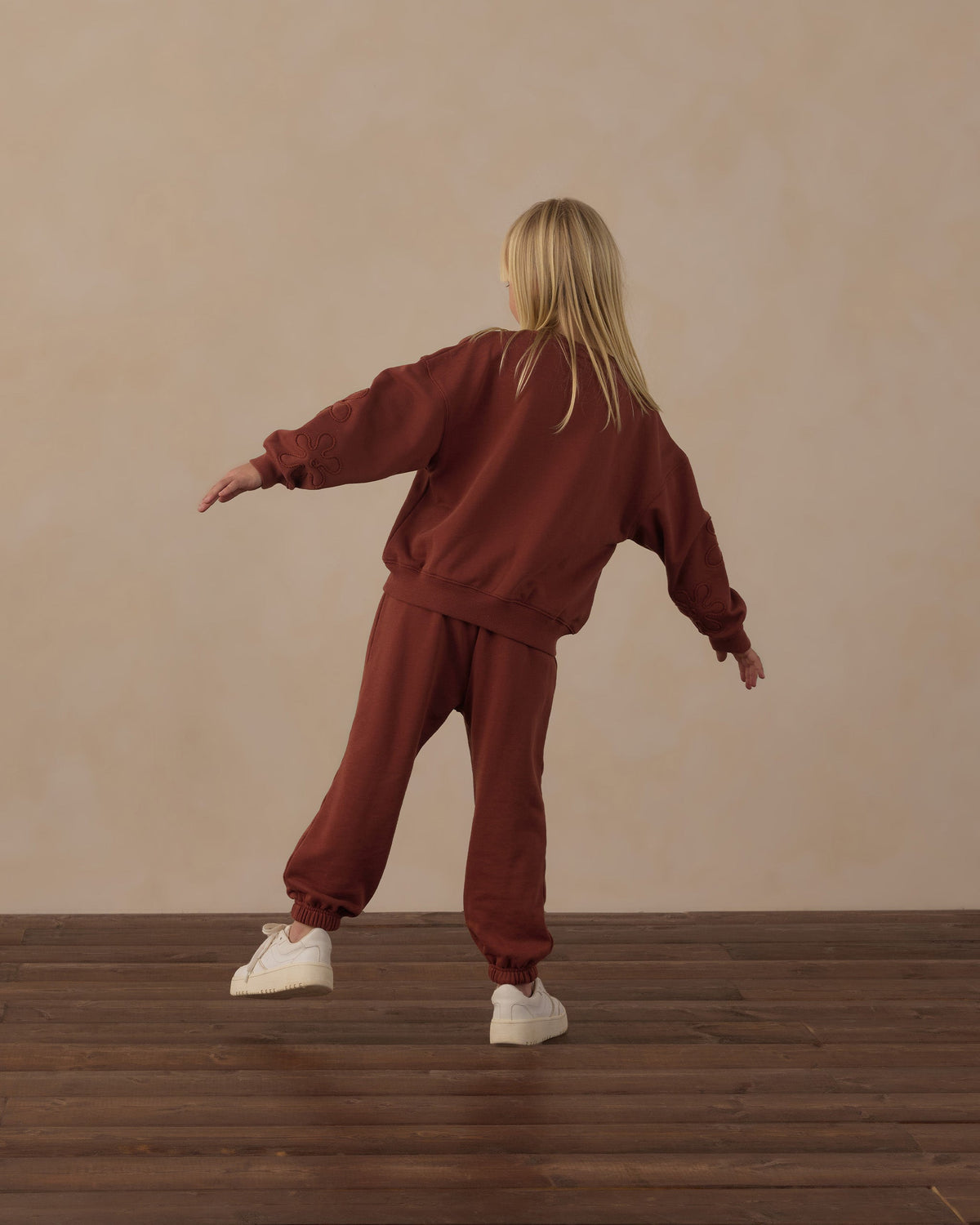 Baggy Sweatpant Brick - Rylee + Cru | Kids Clothes | Trendy Baby Clothes | Modern Infant Outfits |