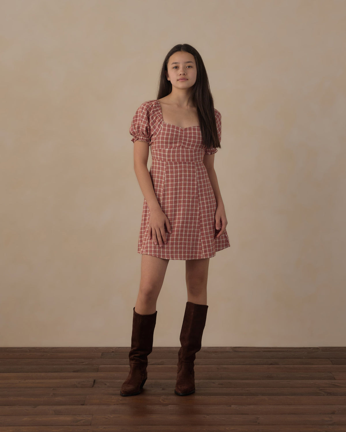 Teen Zoe Dress Vintage Plaid - Rylee + Cru | Kids Clothes | Trendy Baby Clothes | Modern Infant Outfits |