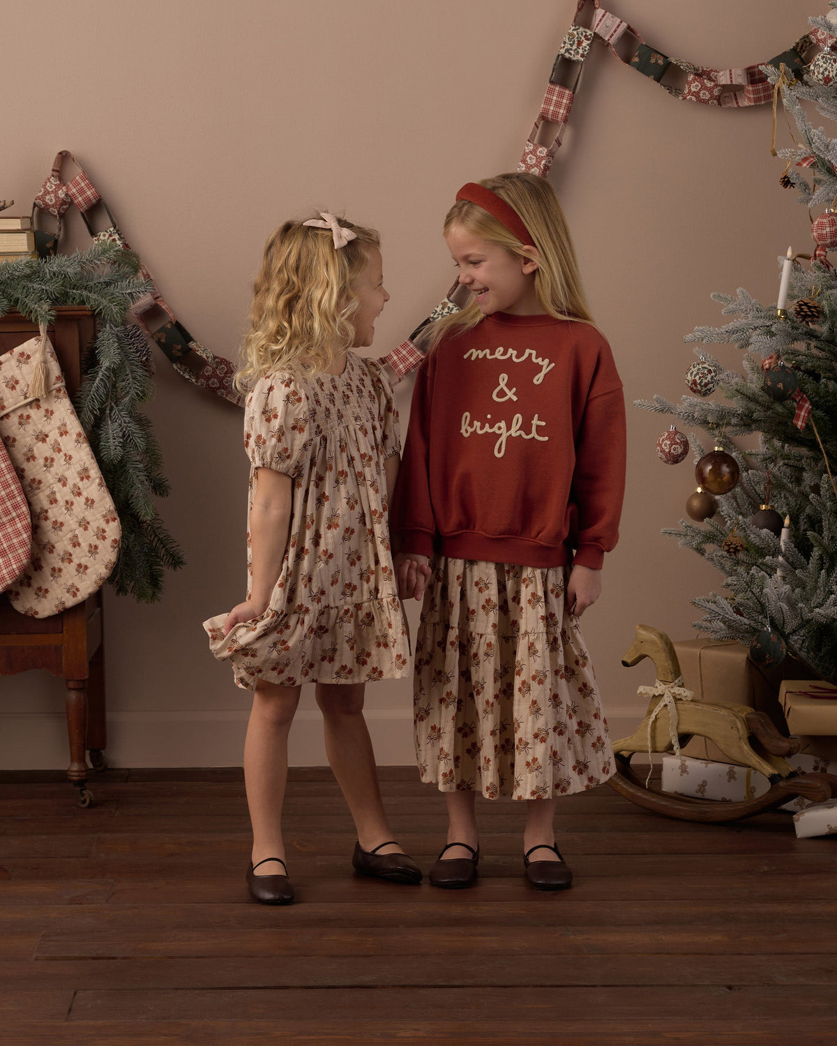 Relaxed Sweatshirt Merry & Bright - Rylee + Cru | Kids Clothes | Trendy Baby Clothes | Modern Infant Outfits |
