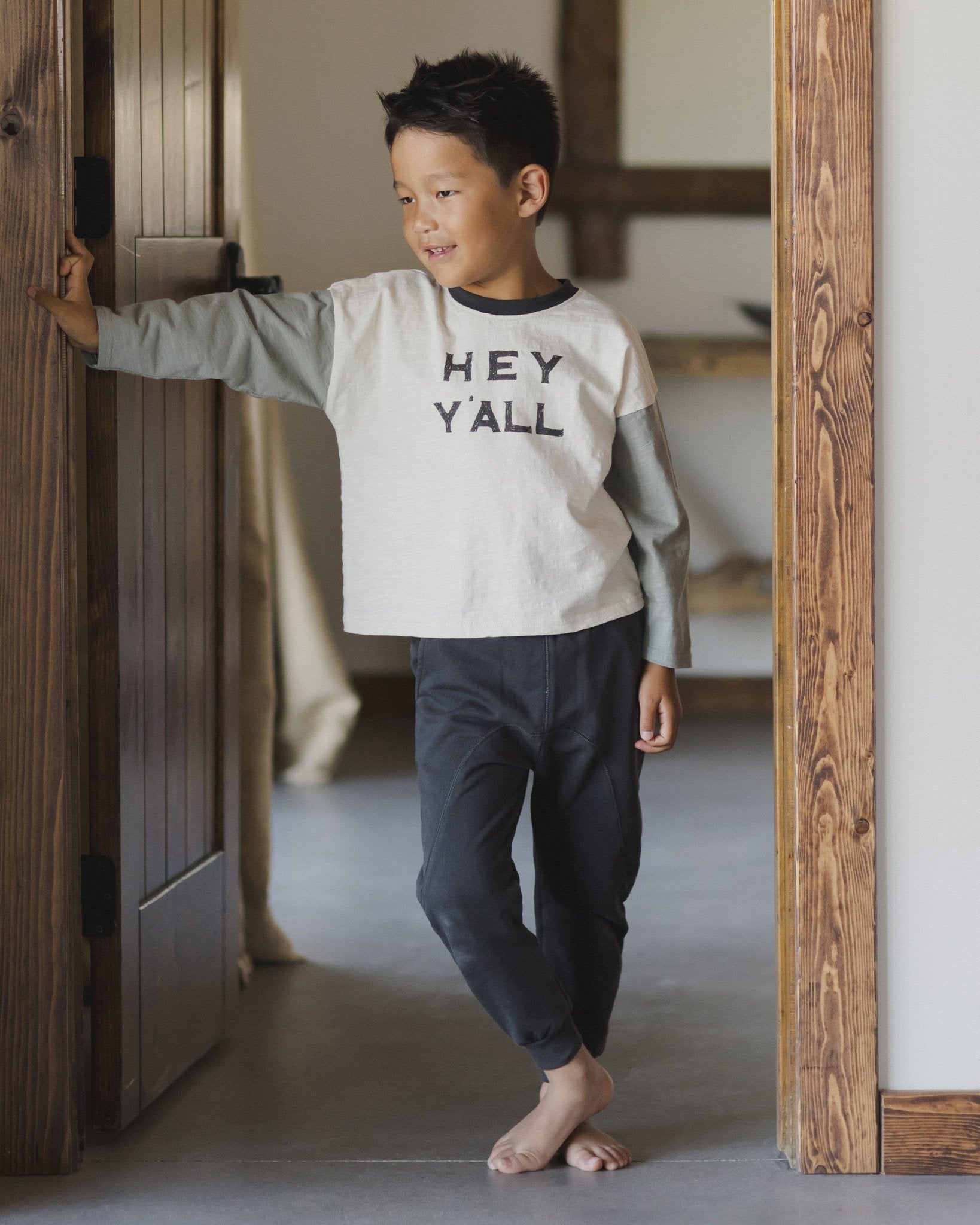 Camden Long Sleeve Tee || Hey Y'All - Rylee + Cru Canada