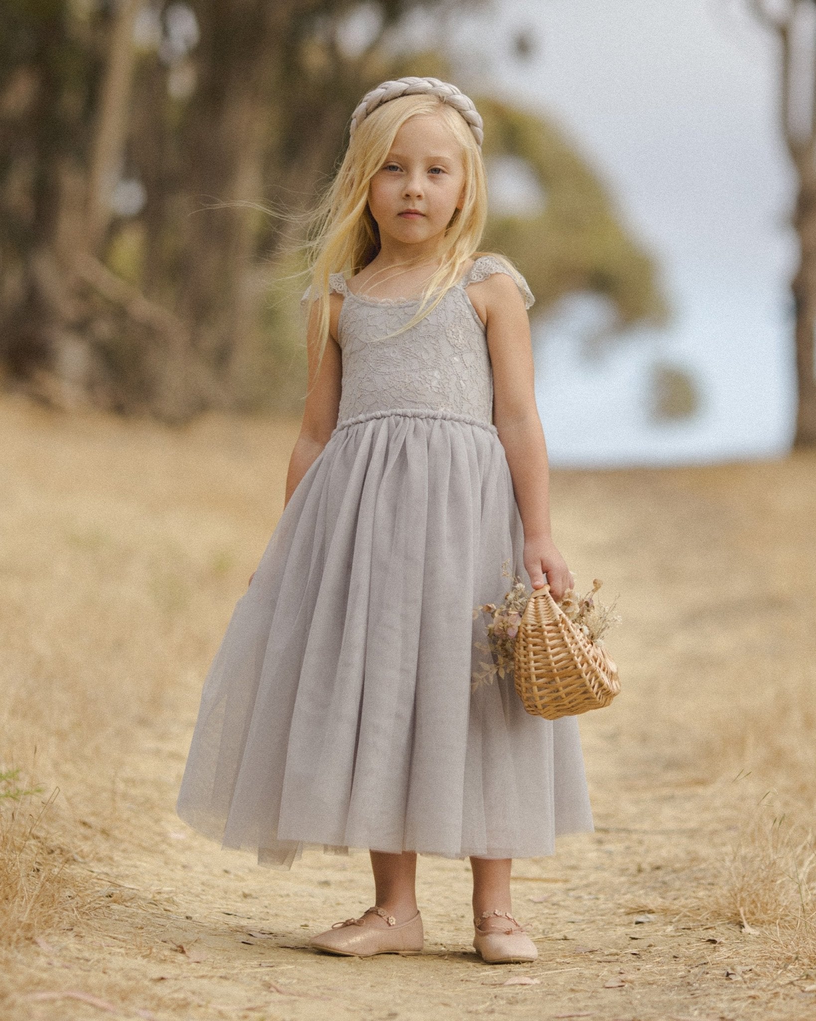 お値下げ！NORALEEノラリー　CAMILLA DRESSカミラドレス　2y Noralee Camilla Dress - Ivory