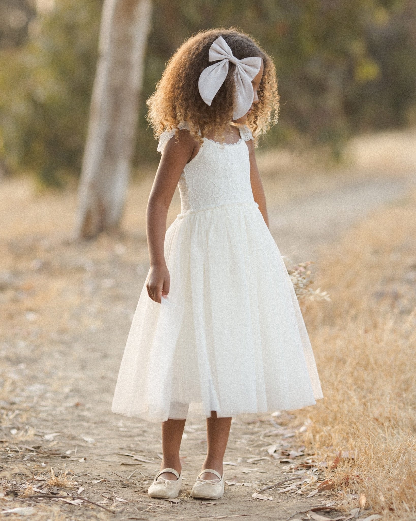 Camilla Dress || Ivory - Rylee + Cru Canada