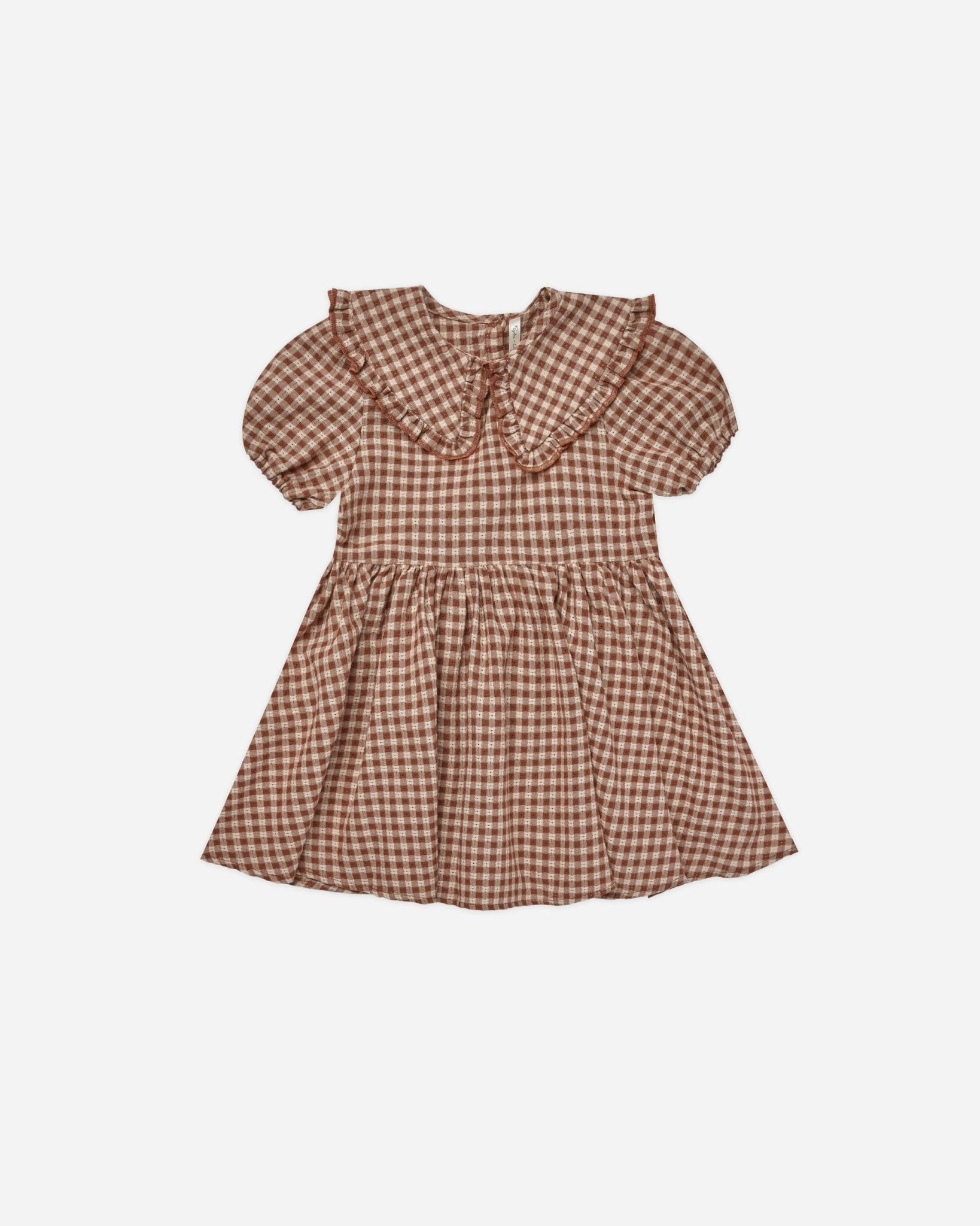 Camille Dress || Brown Gingham - Rylee + Cru Canada