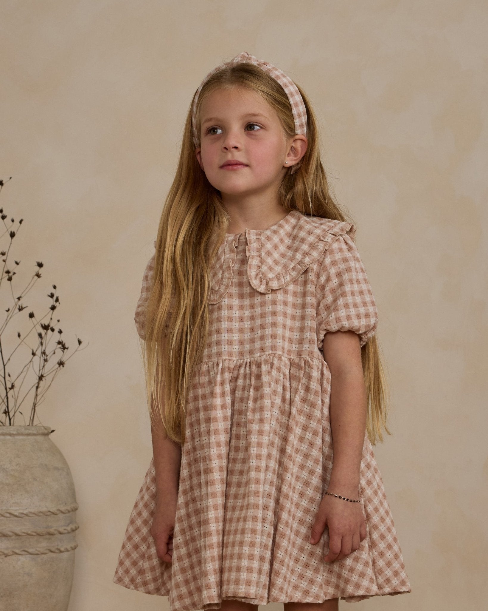 Camille Dress || Pink Gingham - Rylee + Cru Canada