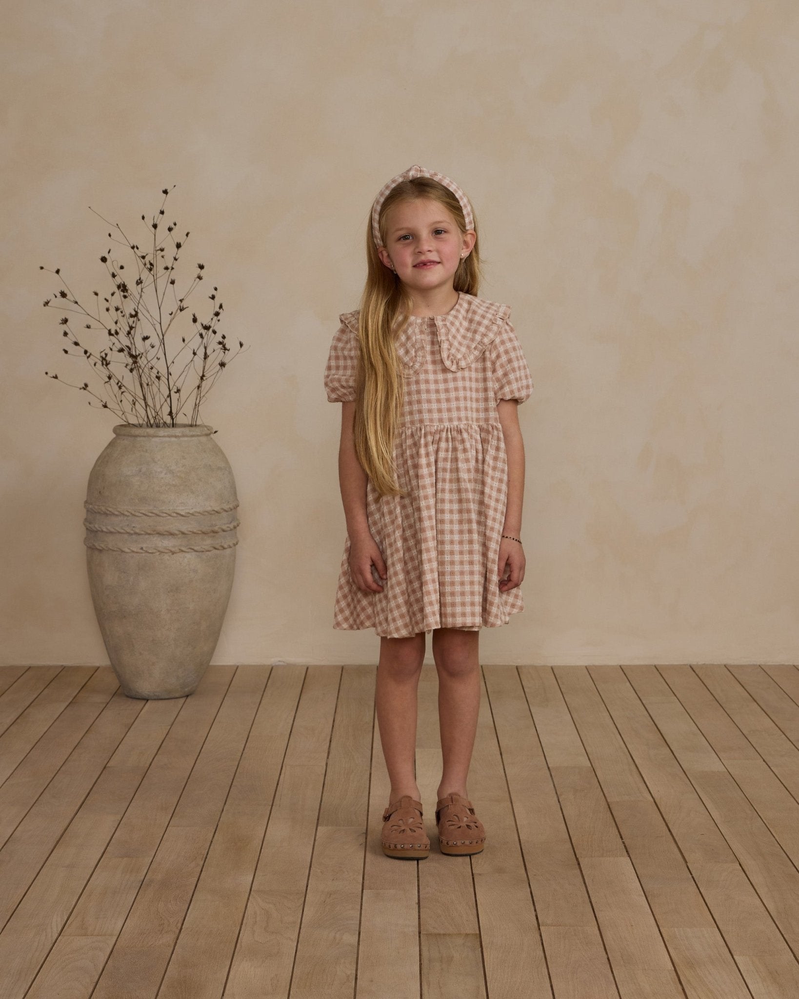 Camille Dress || Pink Gingham - Rylee + Cru Canada