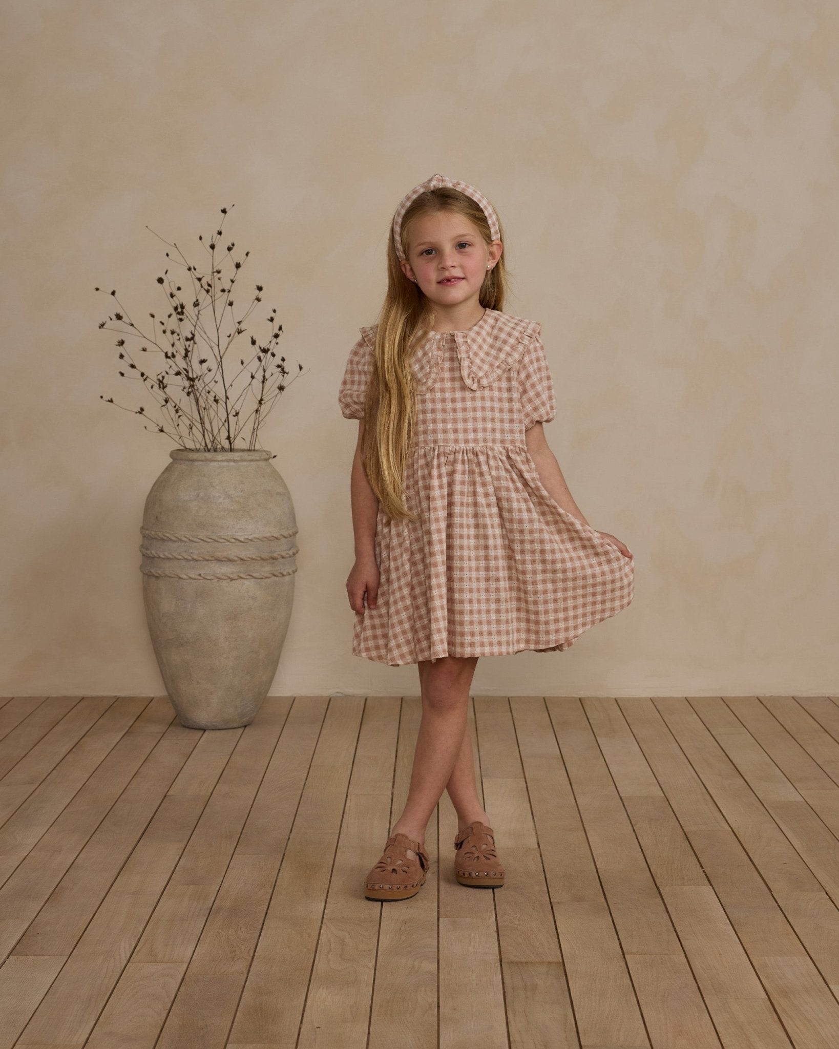 Camille Dress || Pink Gingham - Rylee + Cru Canada